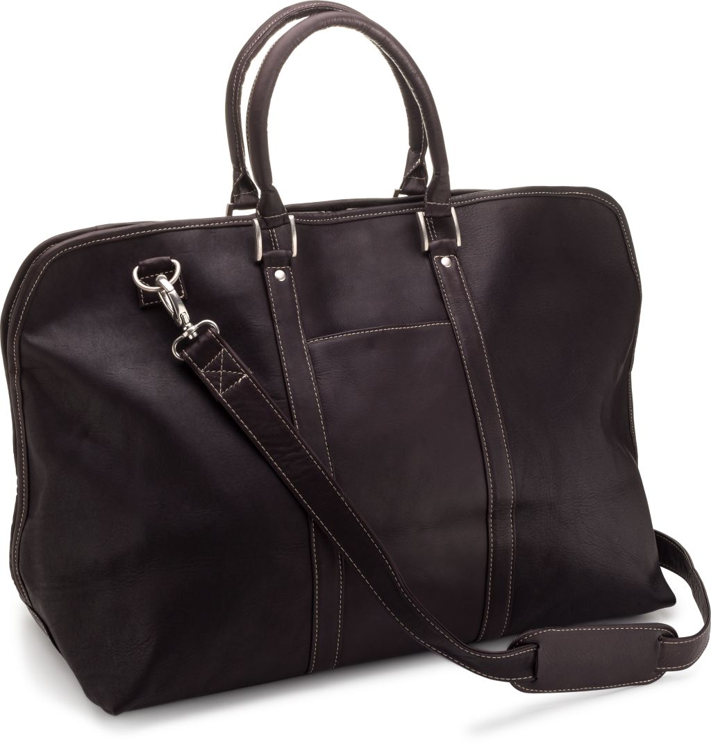 title:Le Donne Leather Drifter Duffel;color:CAFE