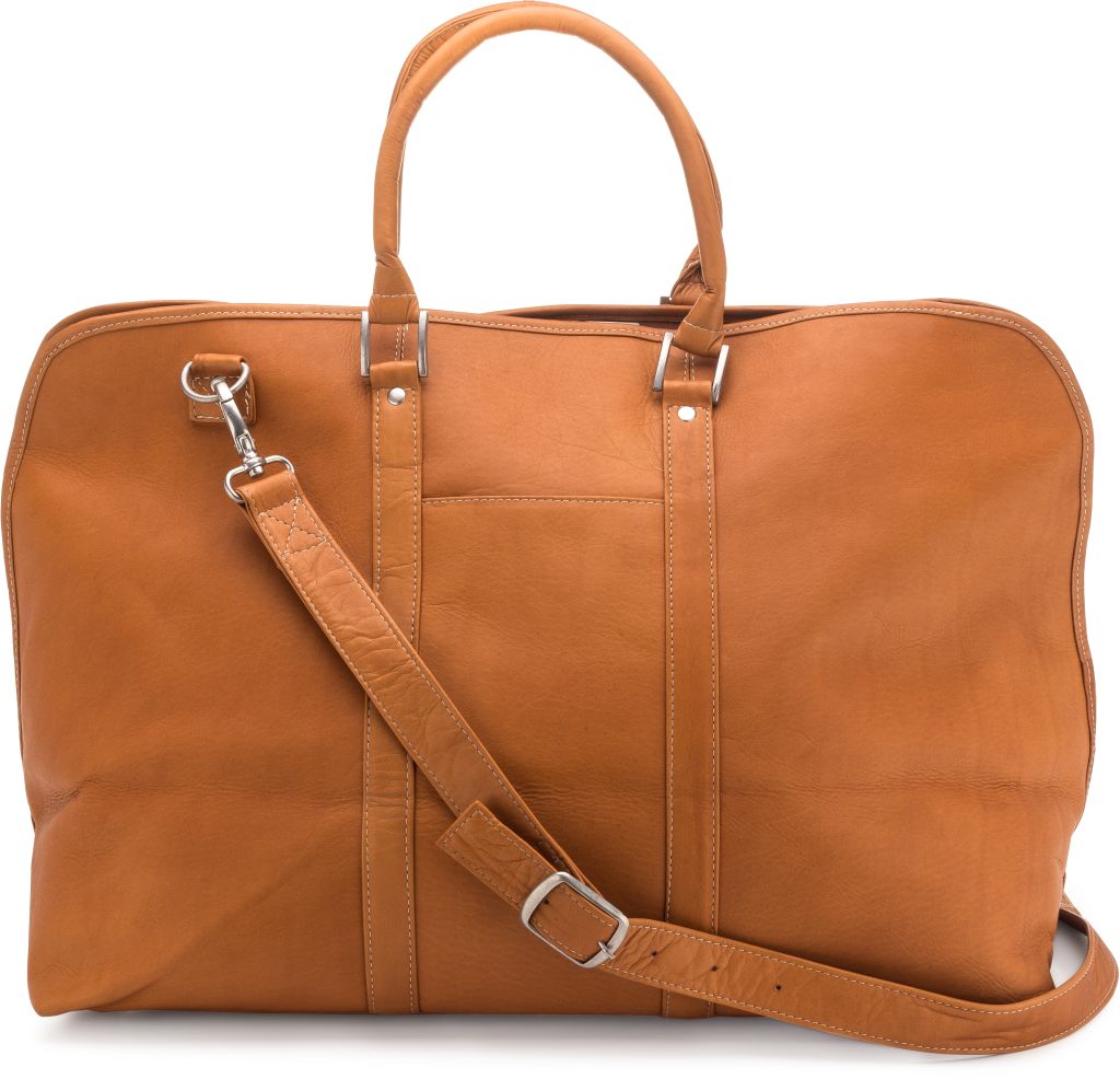 title:Le Donne Leather Drifter Duffel;color:CAFE