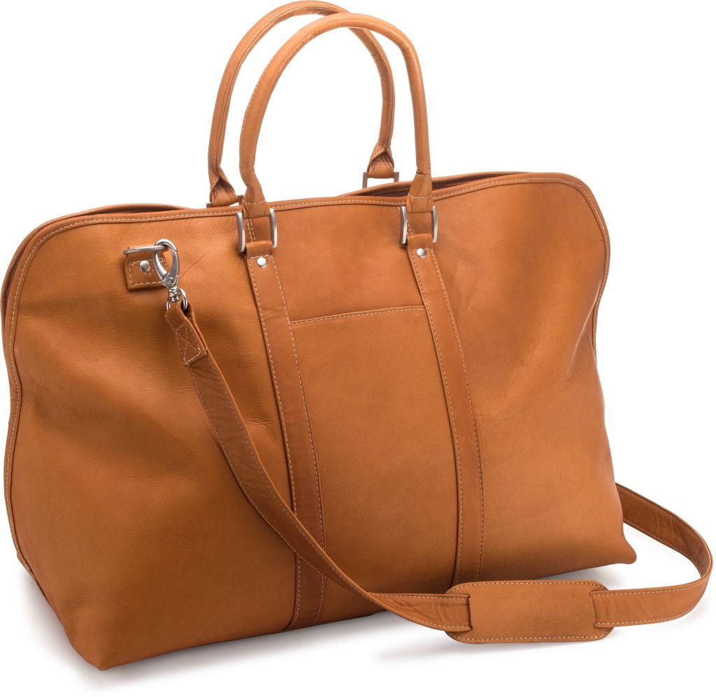 title:Le Donne Leather Drifter Duffel;color:TAN