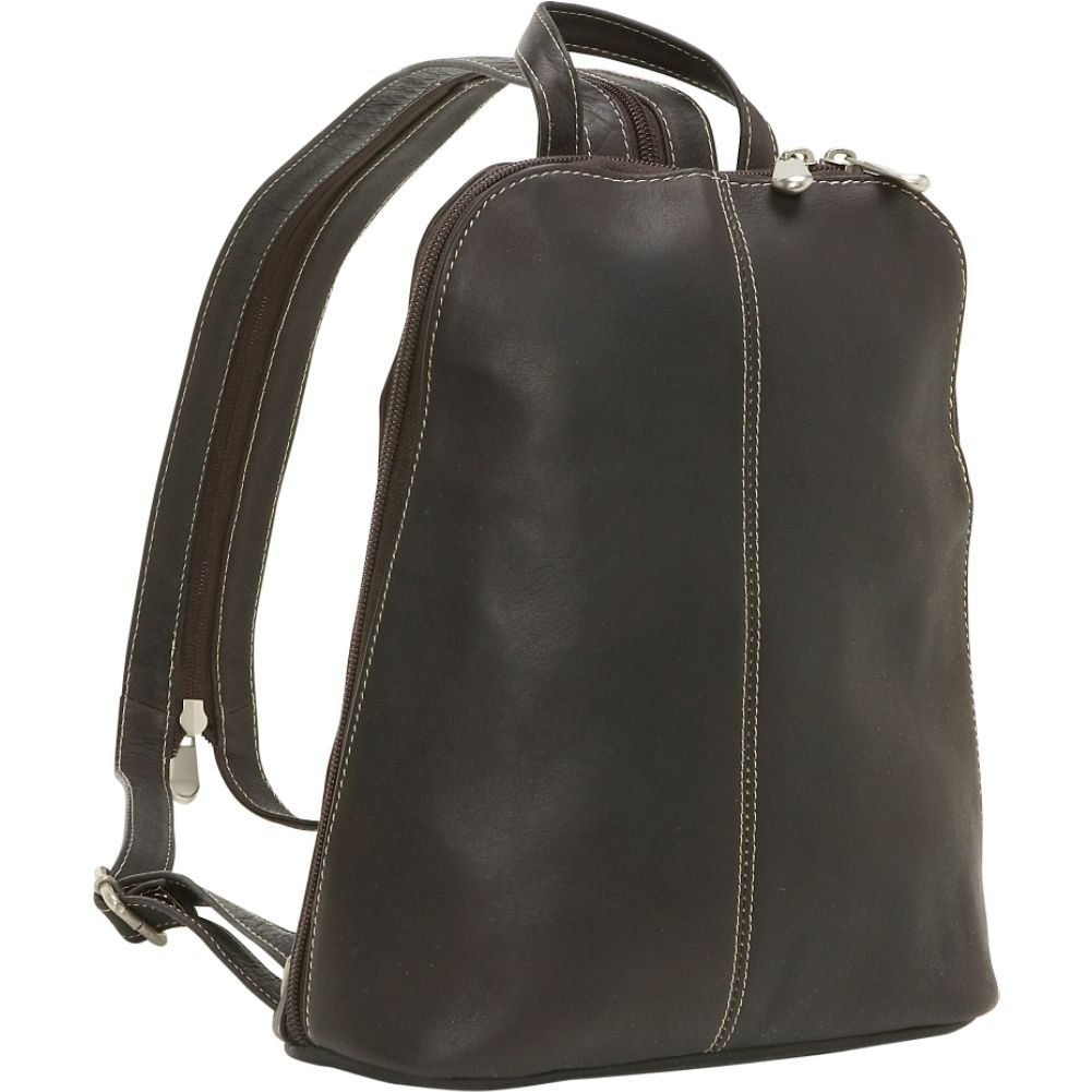 title:Le Donne Leather U-Zip Women's Sling/Backpack;color:CAFE