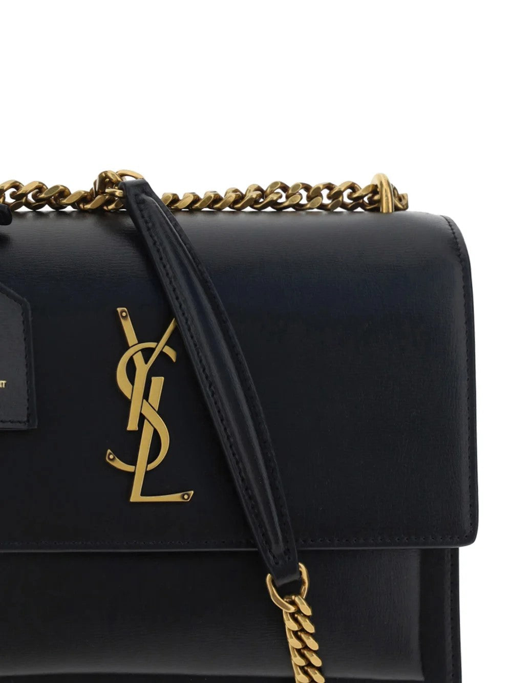 Saint Laurent Sunset Medium Shoulder Bag Gold