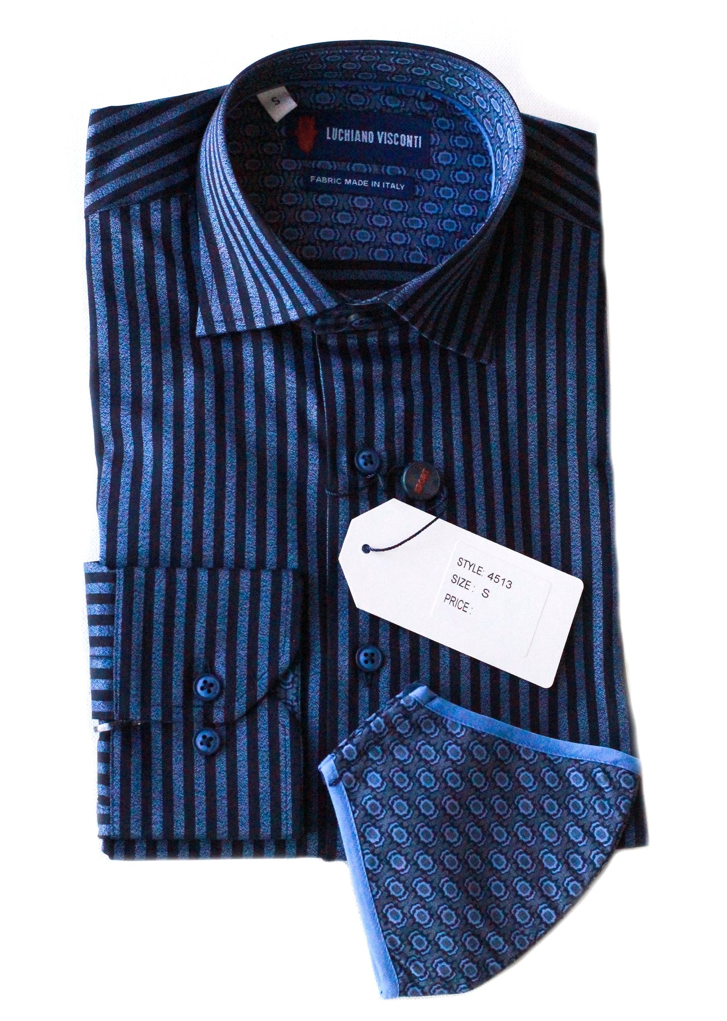 Boy's Navy with Blue Stripes