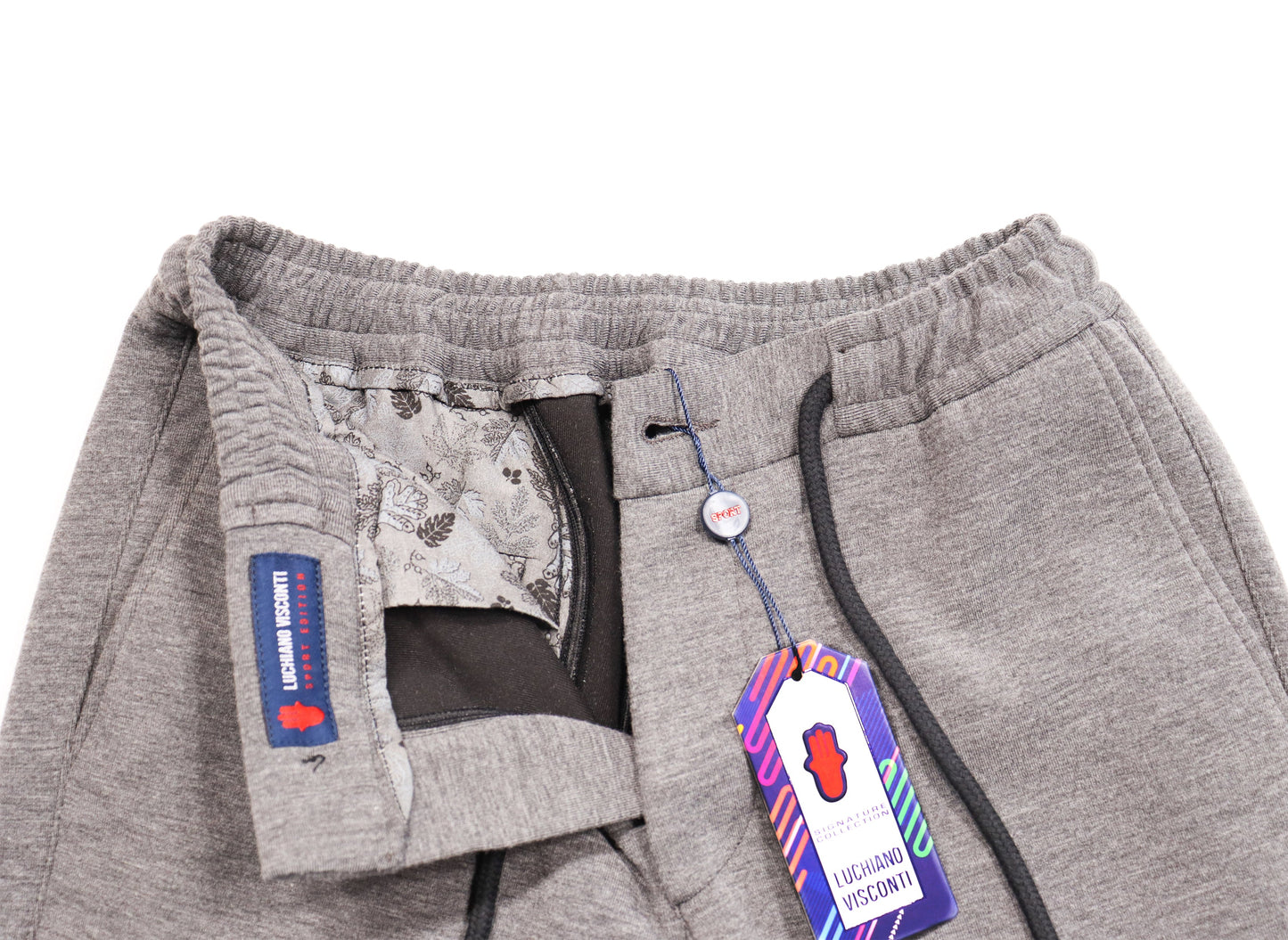 Grey Drawstring Sweatpants