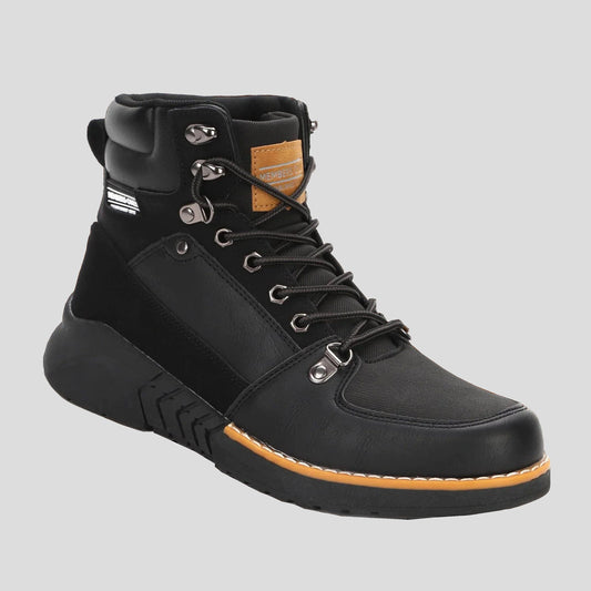 Men's Moc-Toe Boots Men's Boot Members Only BLACK 7 