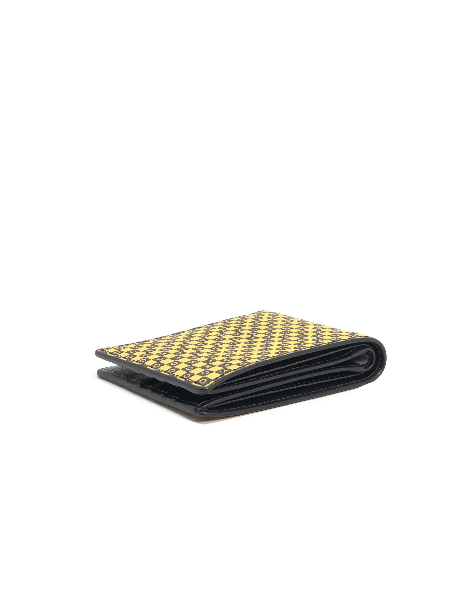 title:Michael Kors Men's Cooper Billfold Wallet;color:Taxi Yellow / Black