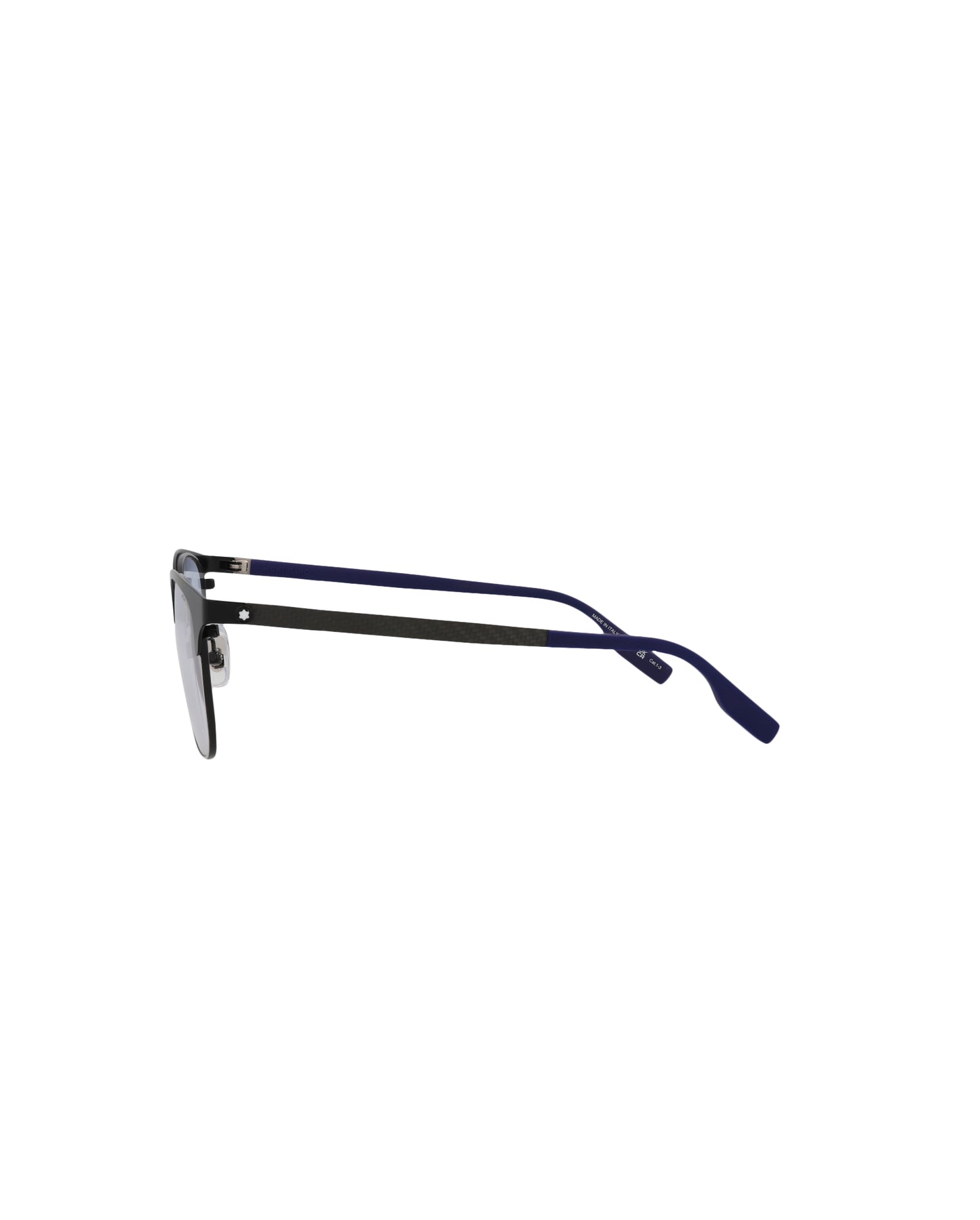 title:Montblanc Square-Frame Metal Sunglasses, Style #  MB0183S-30011405005;color:Black Blue Light Blue