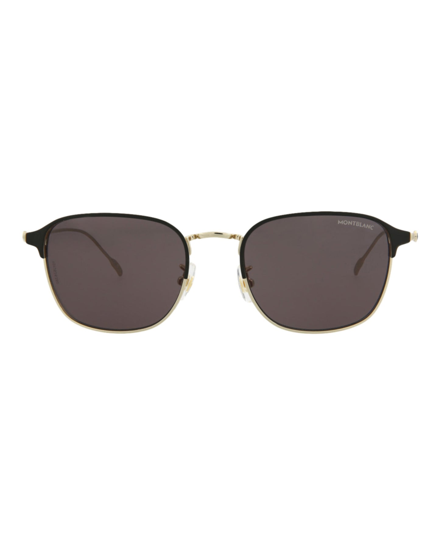 title:Montblanc Men's MB0189S-30011384004 Fashion Sunglasses;color:Gold Gold Smoke