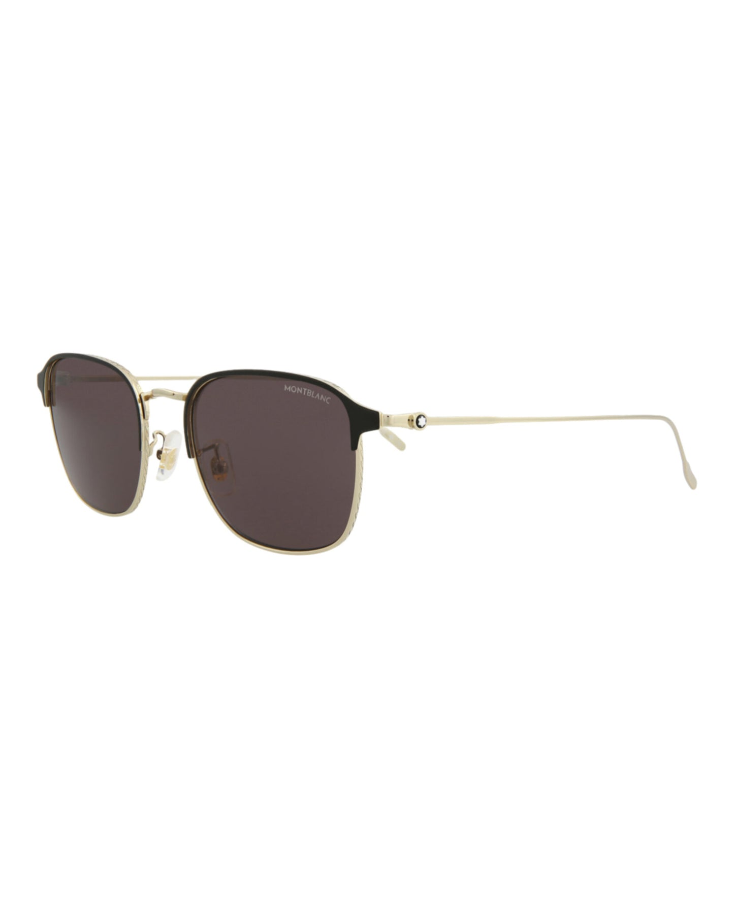 title:Montblanc Men's MB0189S-30011384004 Fashion Sunglasses;color:Gold Gold Smoke