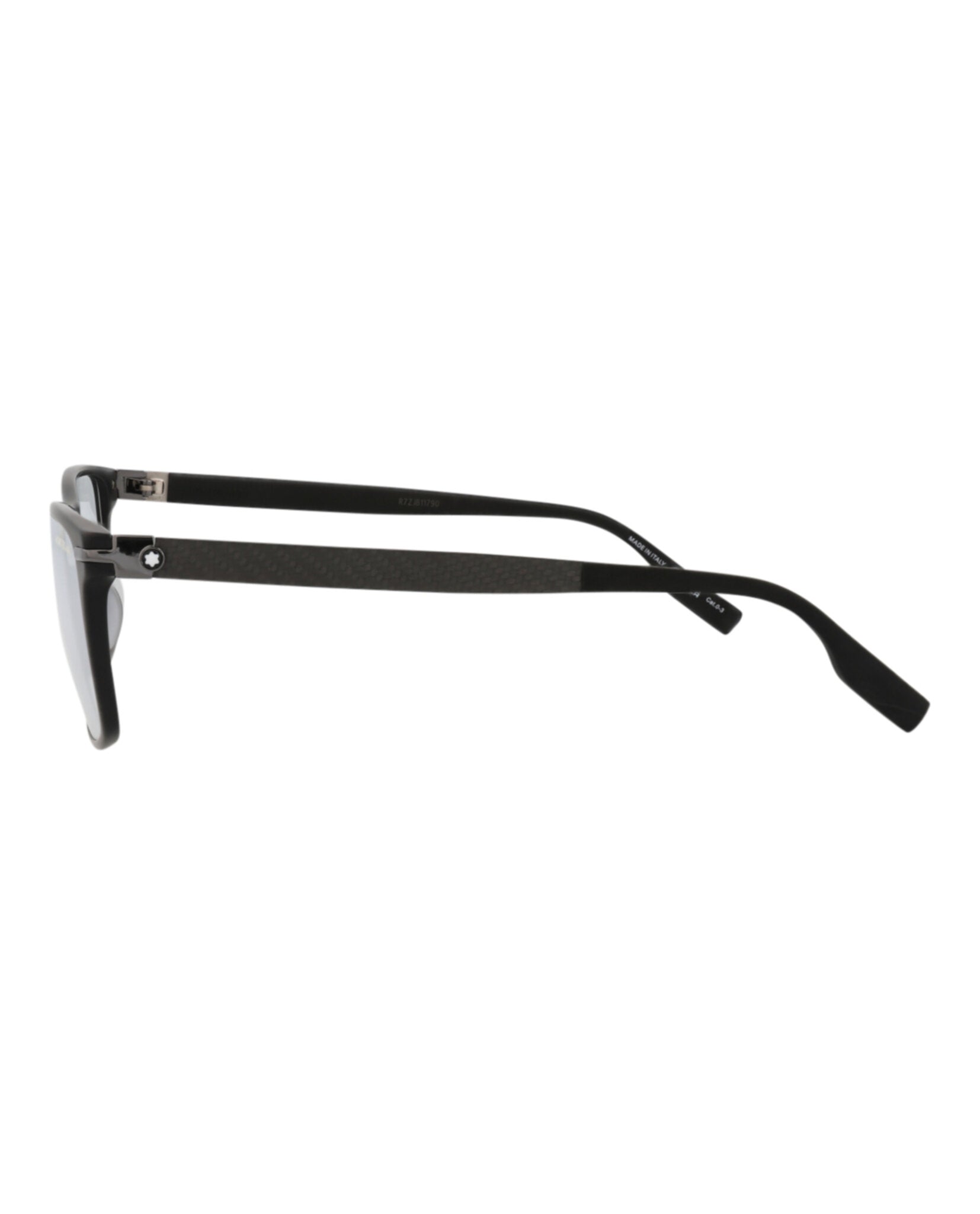 title:Montblanc Square-Frame Acetate Sunglasses;color:Black Black Transparent