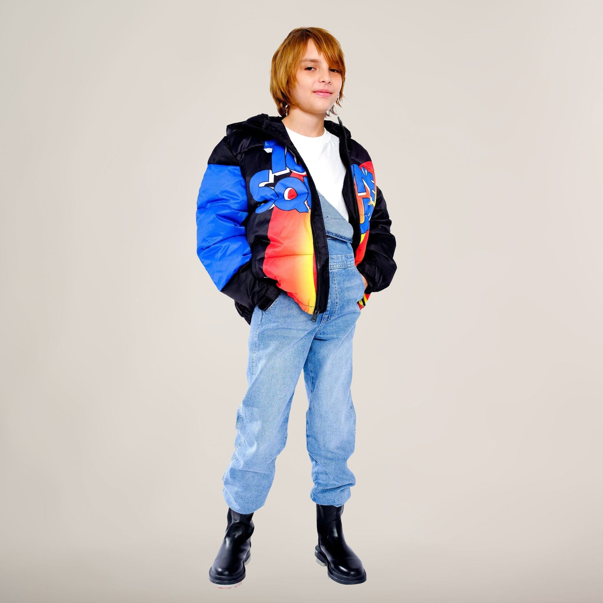 New Blue Puffer Jacket for Boy's