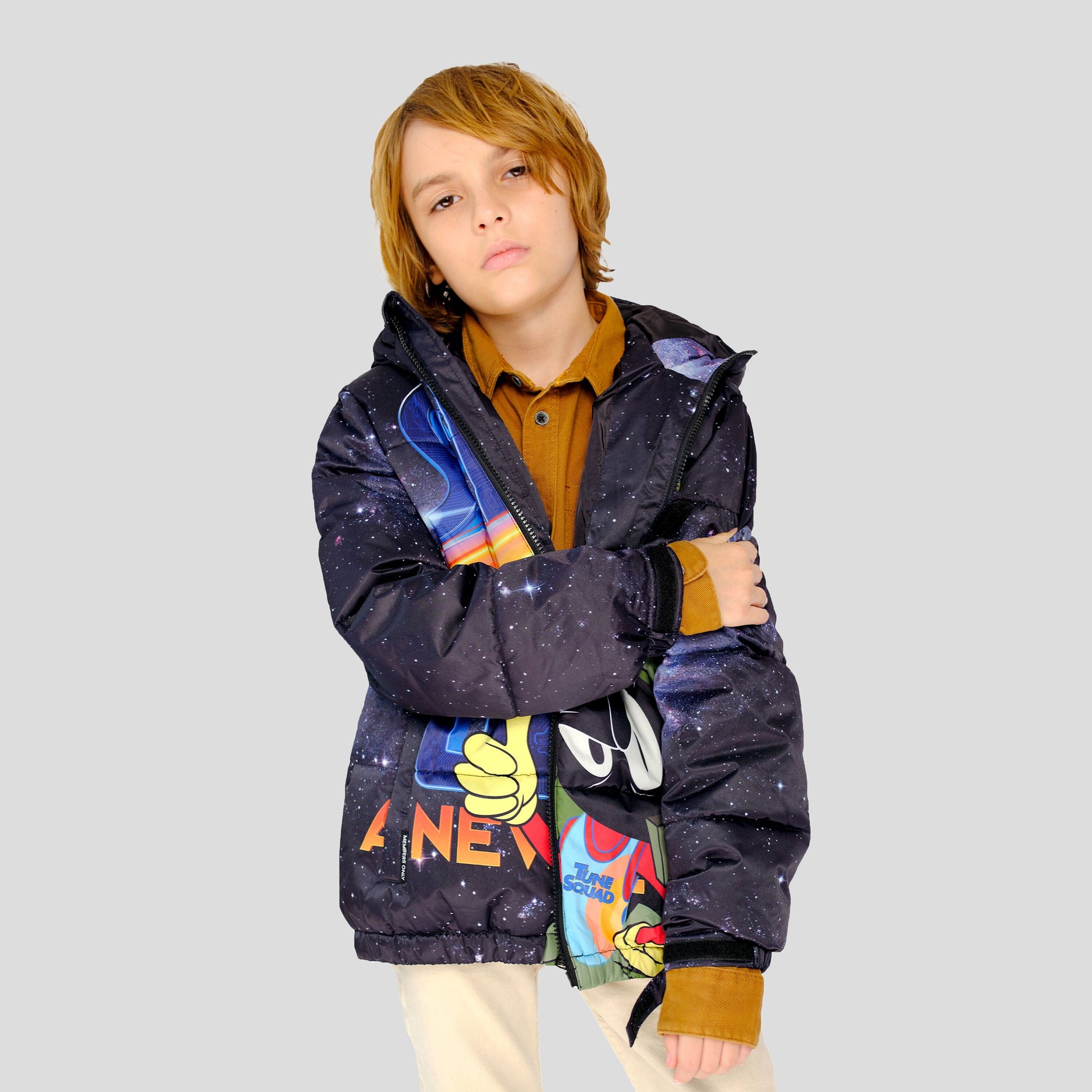 Boy's Space Jam Puffer Jacket - FINAL SALE Boy's Jacket Members Only 