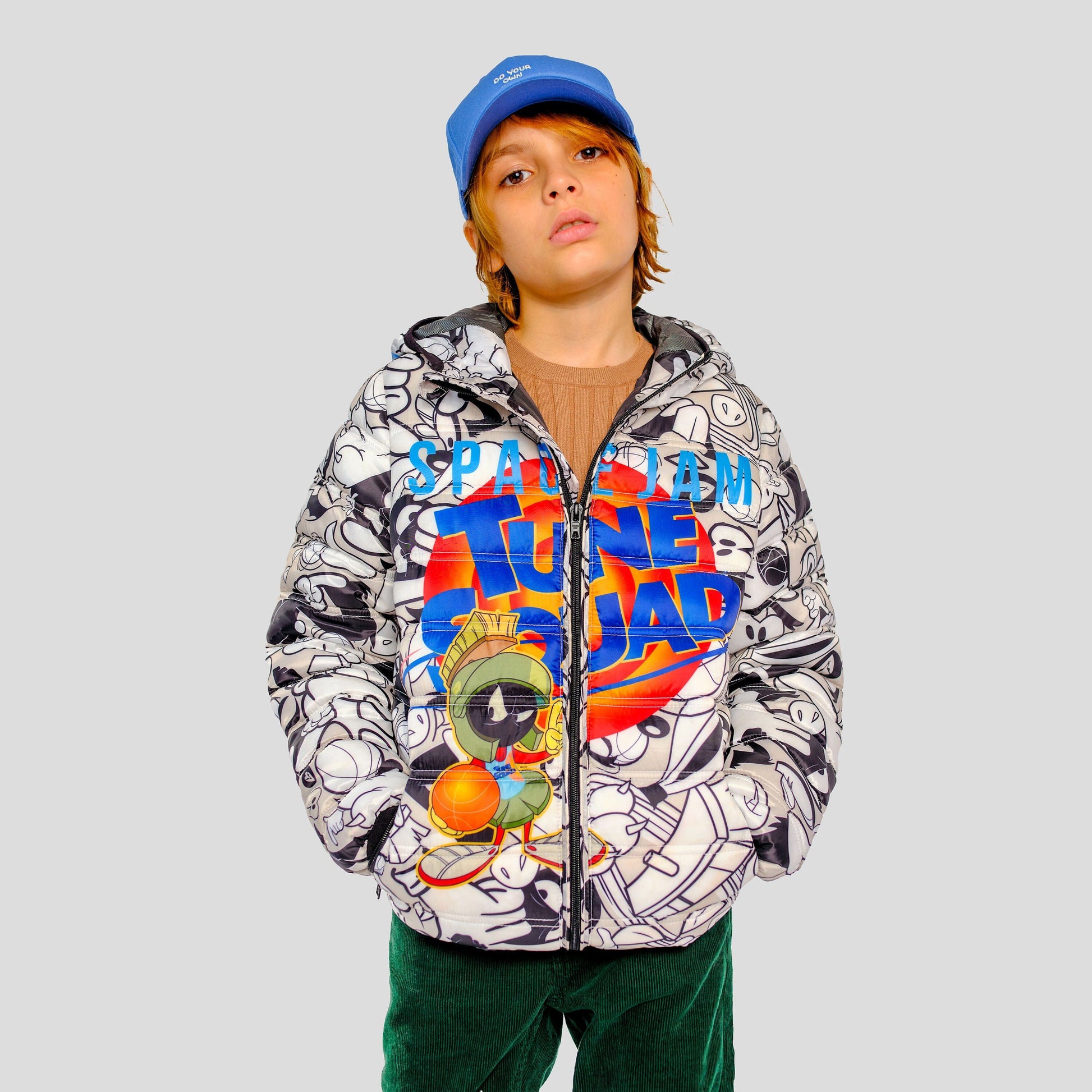 Boy's Packable Tune Squad Midweight Jacket - FINAL SALE Boy's Jacket Members Only 