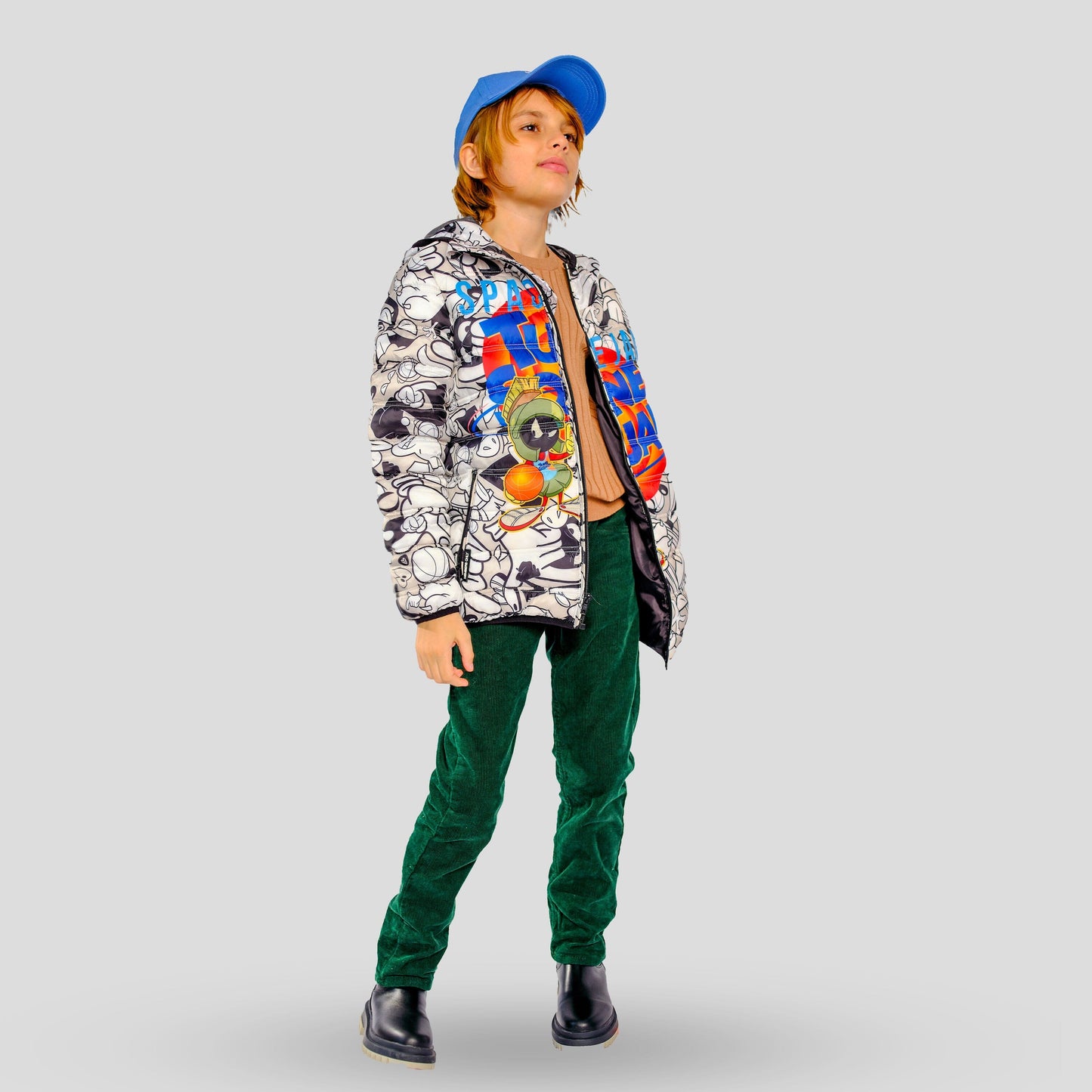 Boy's Packable Tune Squad Midweight Jacket - FINAL SALE Boy's Jacket Members Only 