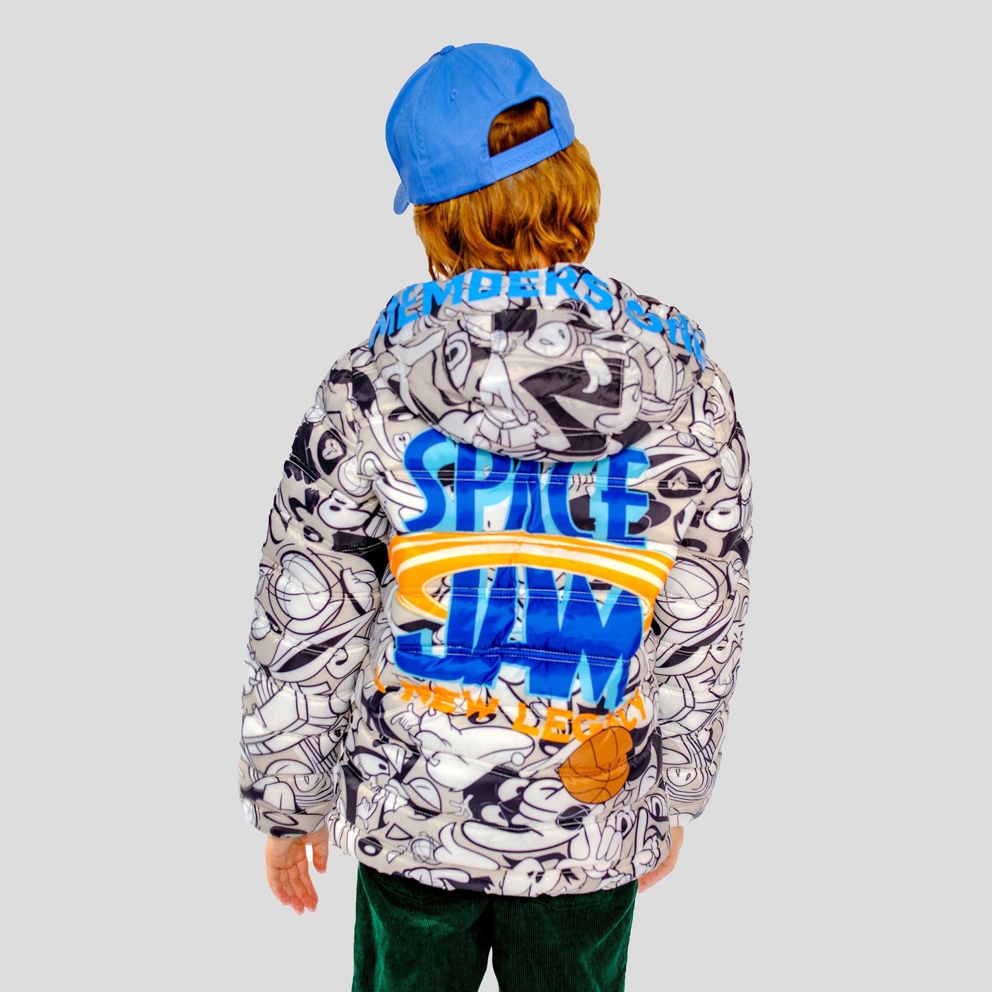 Boy's Packable Tune Squad Midweight Jacket - FINAL SALE Boy's Jacket Members Only 