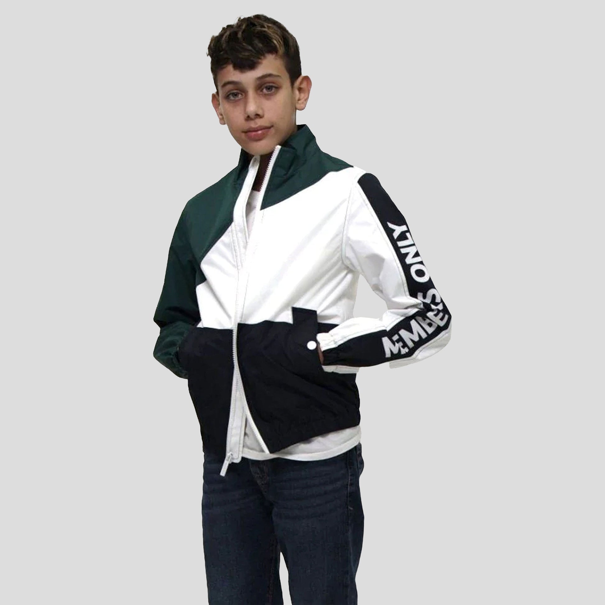 Boy's Nautical Color Block Jacket - FINAL SALE Boy's Jacket Members Only 