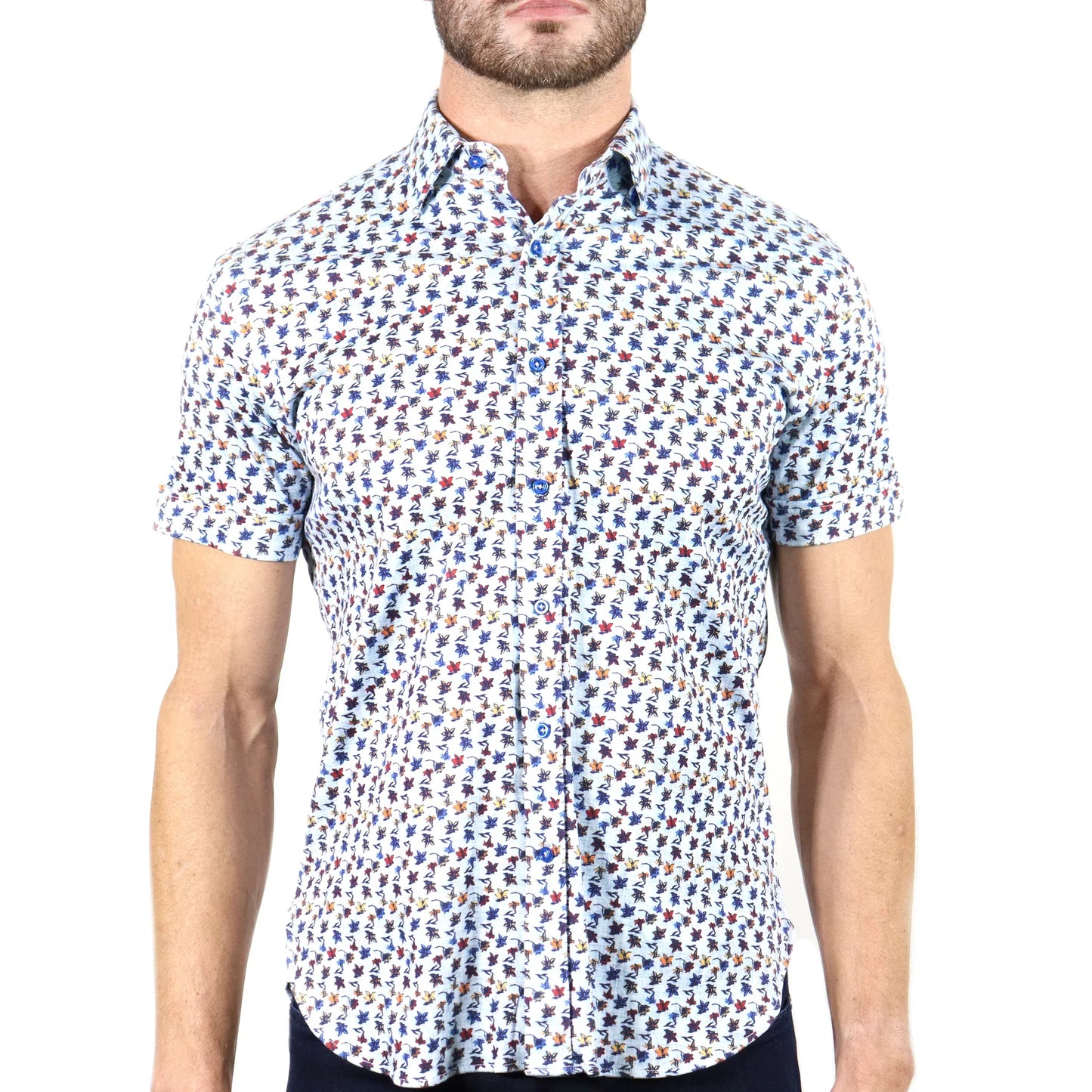 Max Colton Flowers Short Sleeve Shirt