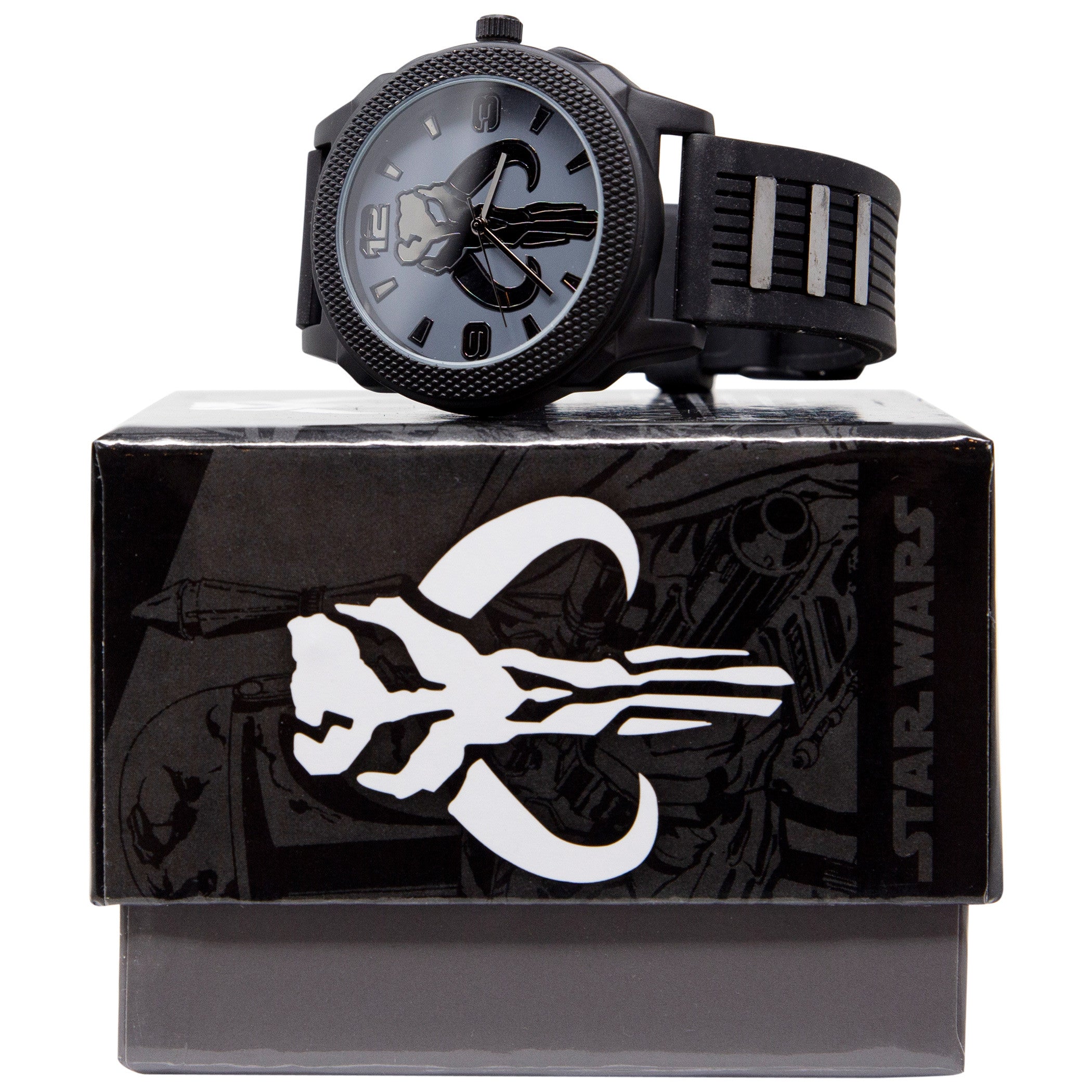 title:The Mandalorian Symbol Watch;color:Black