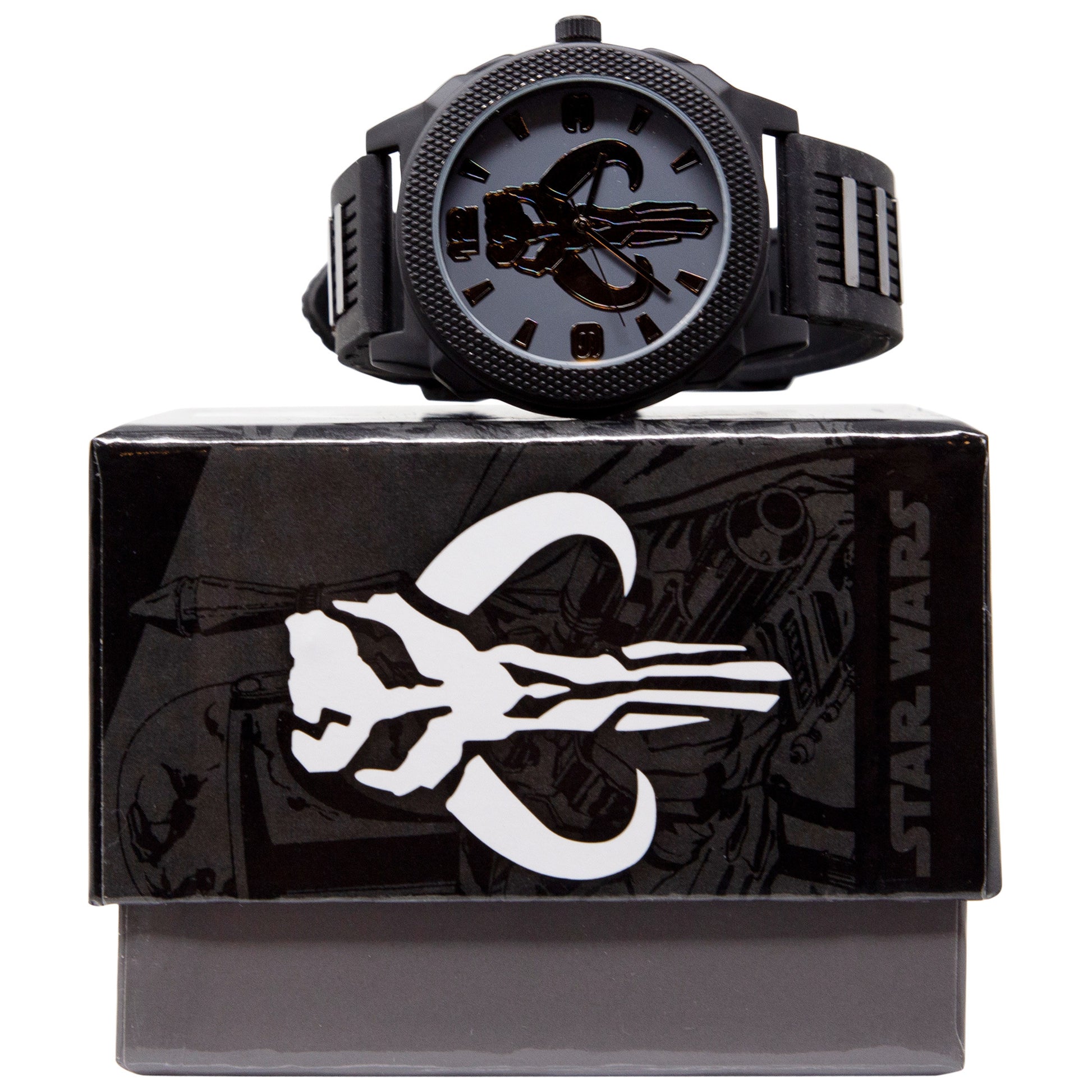 title:The Mandalorian Symbol Watch;color:Black