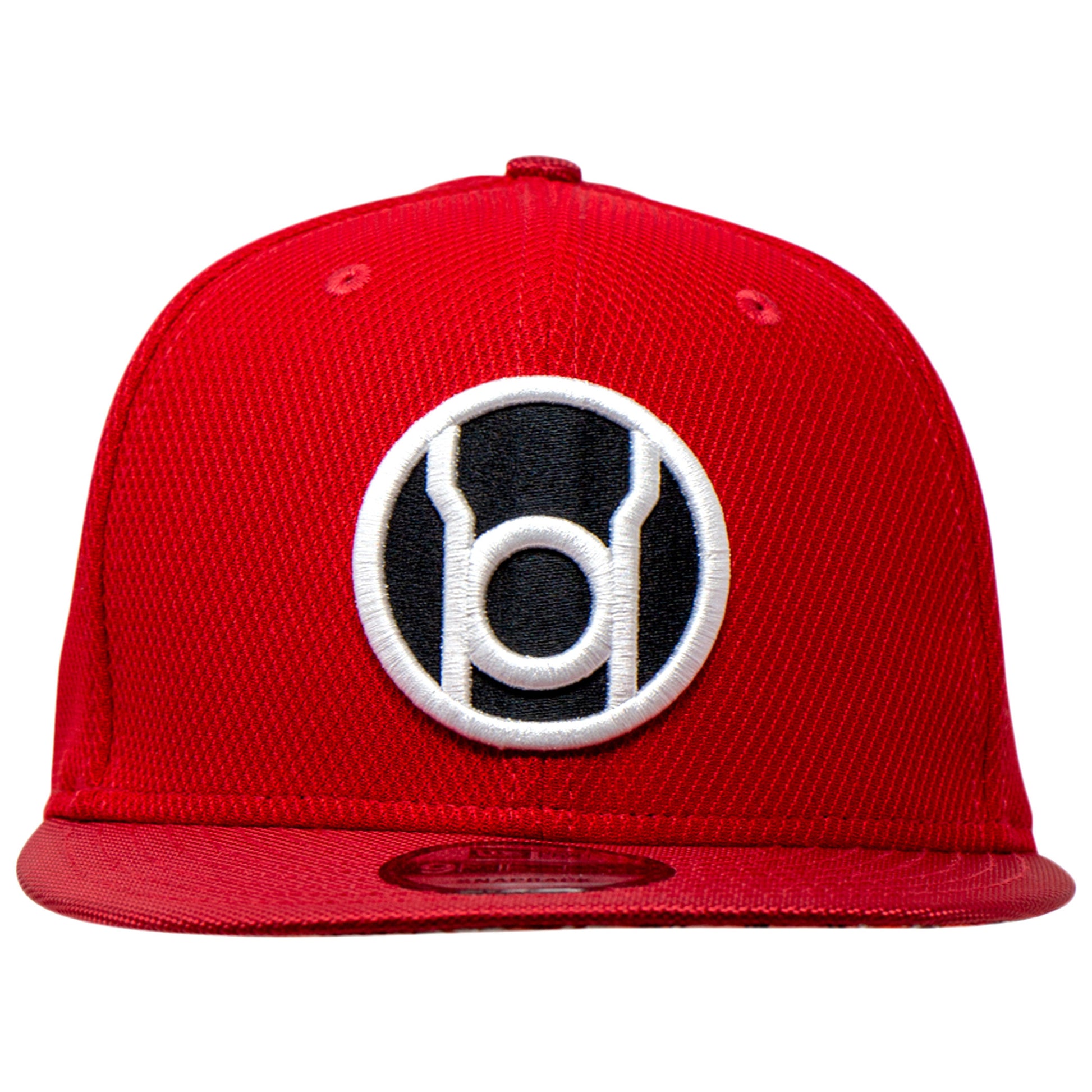 title:Red Lantern Symbol Armor New Era 9Fifty Adjustable Hat;color:Red