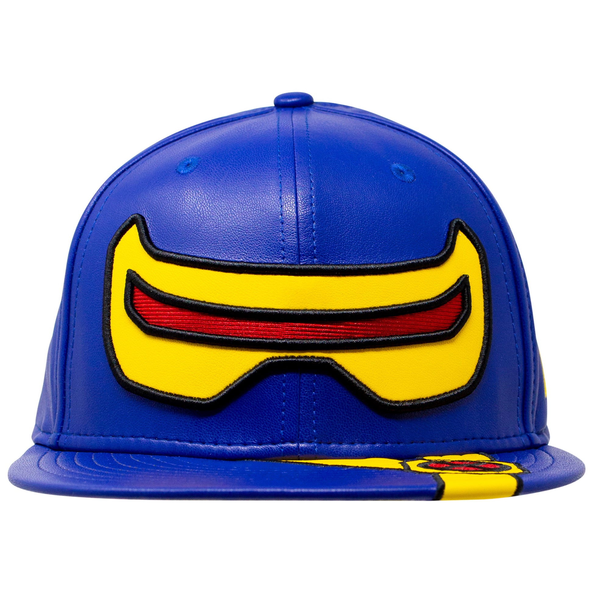 title:X-Men's Cyclops Character Armor 59Fifty Fitted New Era Hat;color:Blue