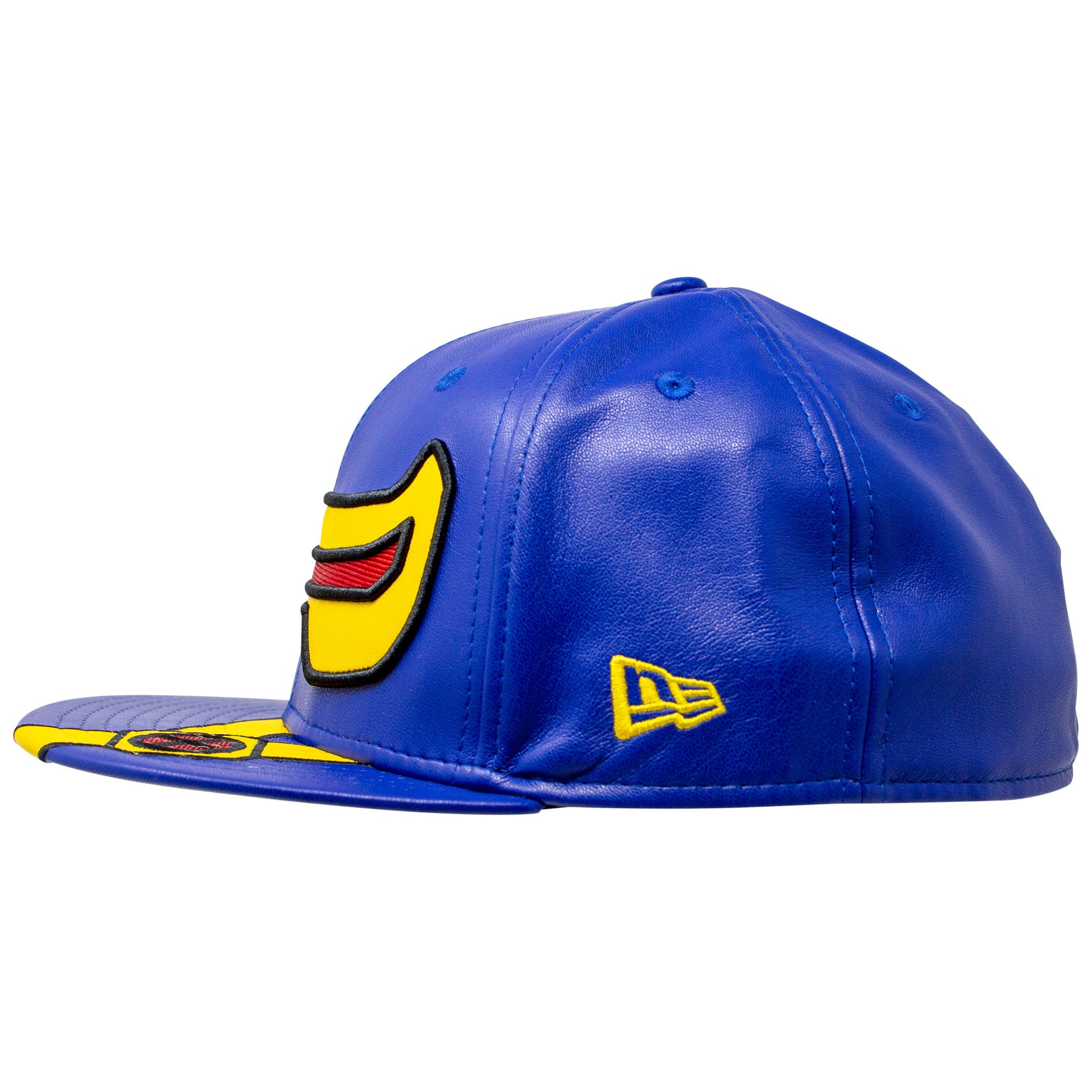 title:X-Men's Cyclops Character Armor 59Fifty Fitted New Era Hat;color:Blue