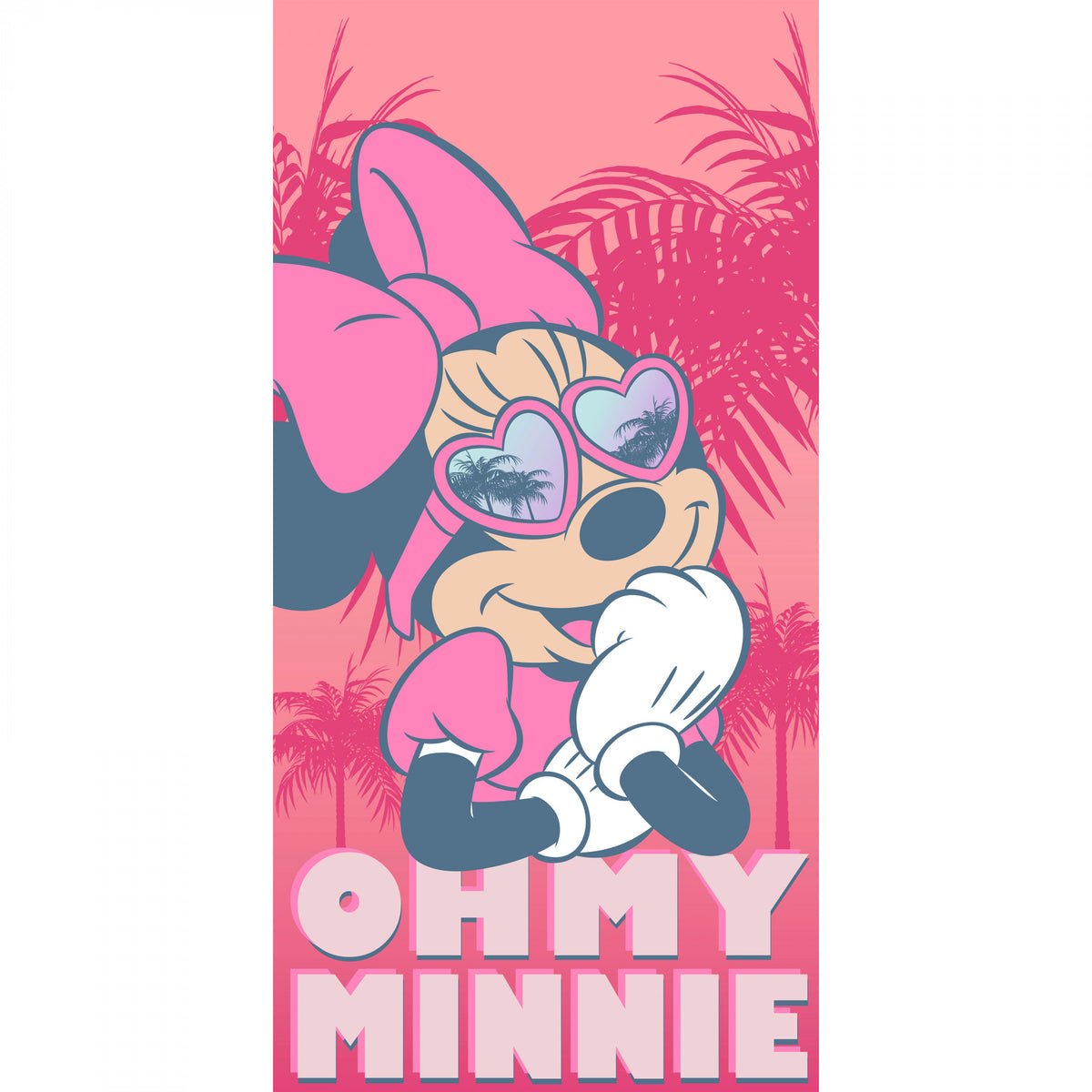 Disney Minnie Mouse Oh My Minnie 27x54 Beach Towel Ruumur disney-minnie-mouse-oh-my-minnie-27x54-beach-towel-ruumur