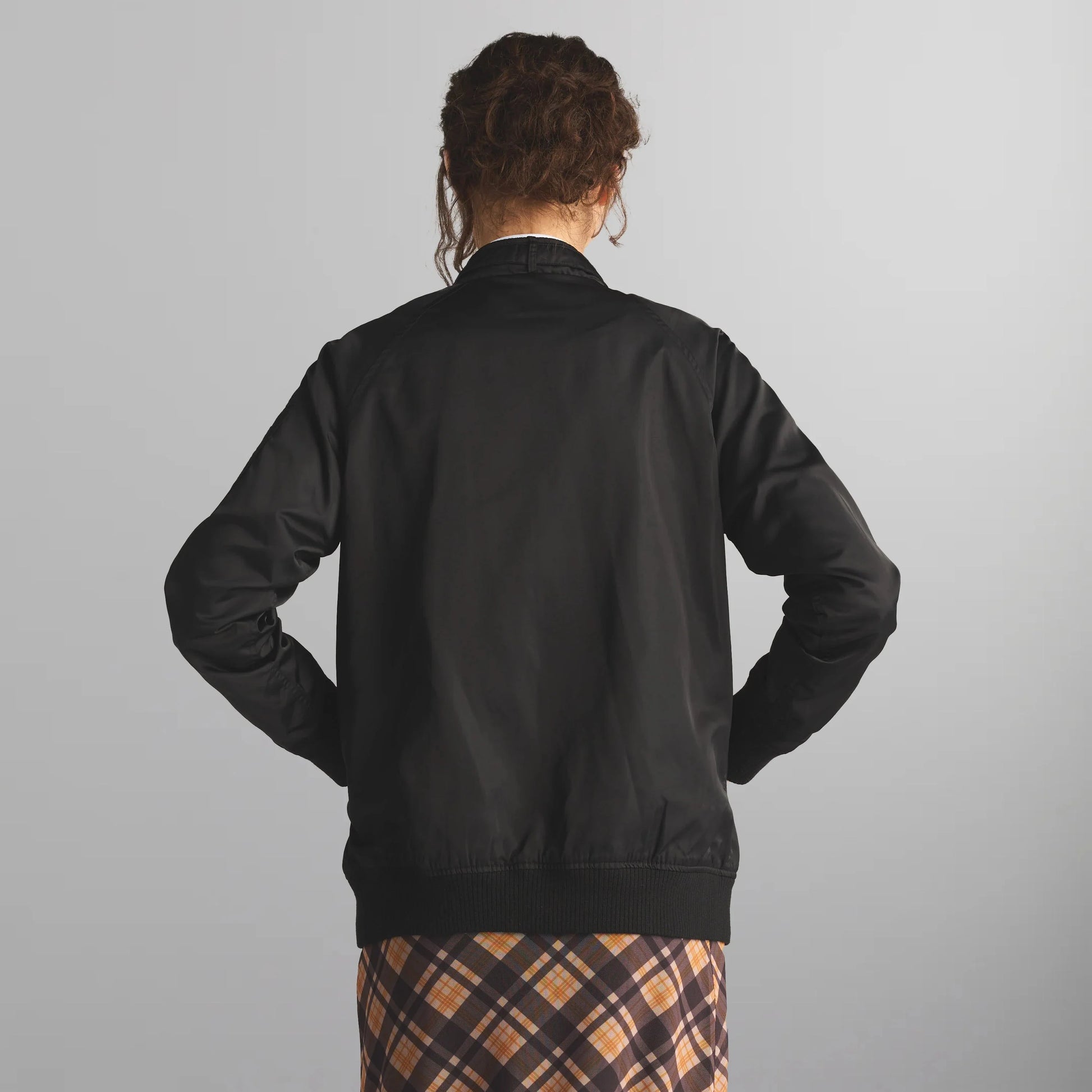 Women's Satin Bomber Jacket Women's Iconic Jacket Members Only 