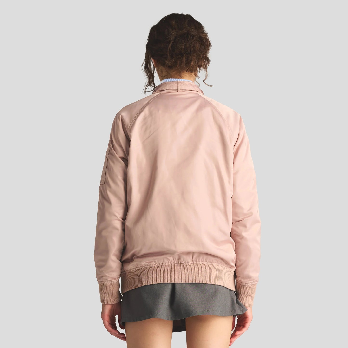 Women's Satin Bomber Jacket Women's Iconic Jacket Members Only 