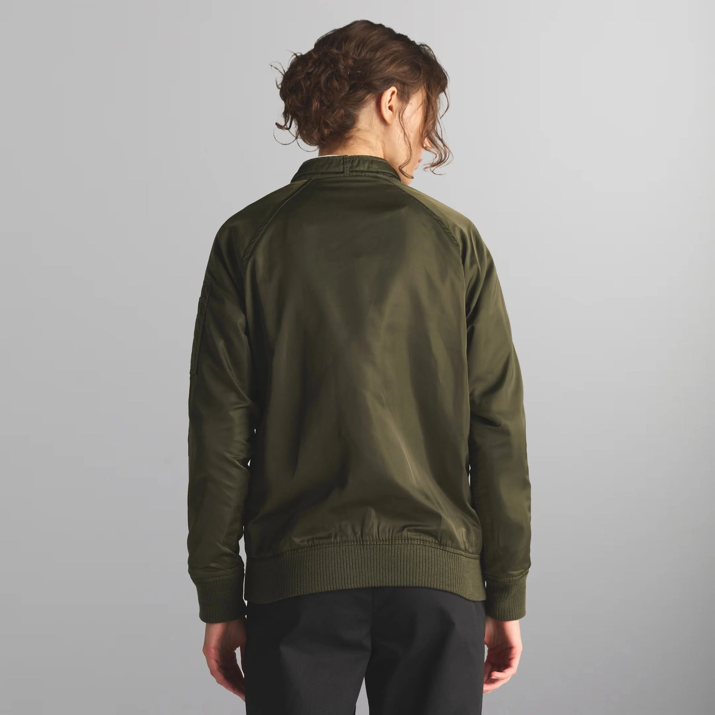 Women's Satin Bomber Jacket Women's Iconic Jacket Members Only 