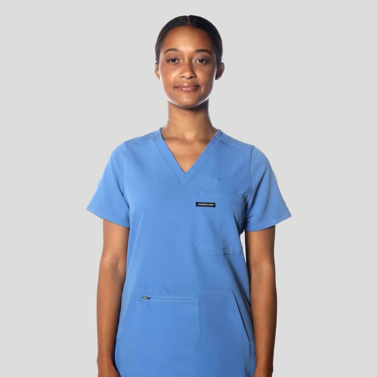 Cordoba 5-Pocket Scrub Top Womens Scrub Top Members Only 