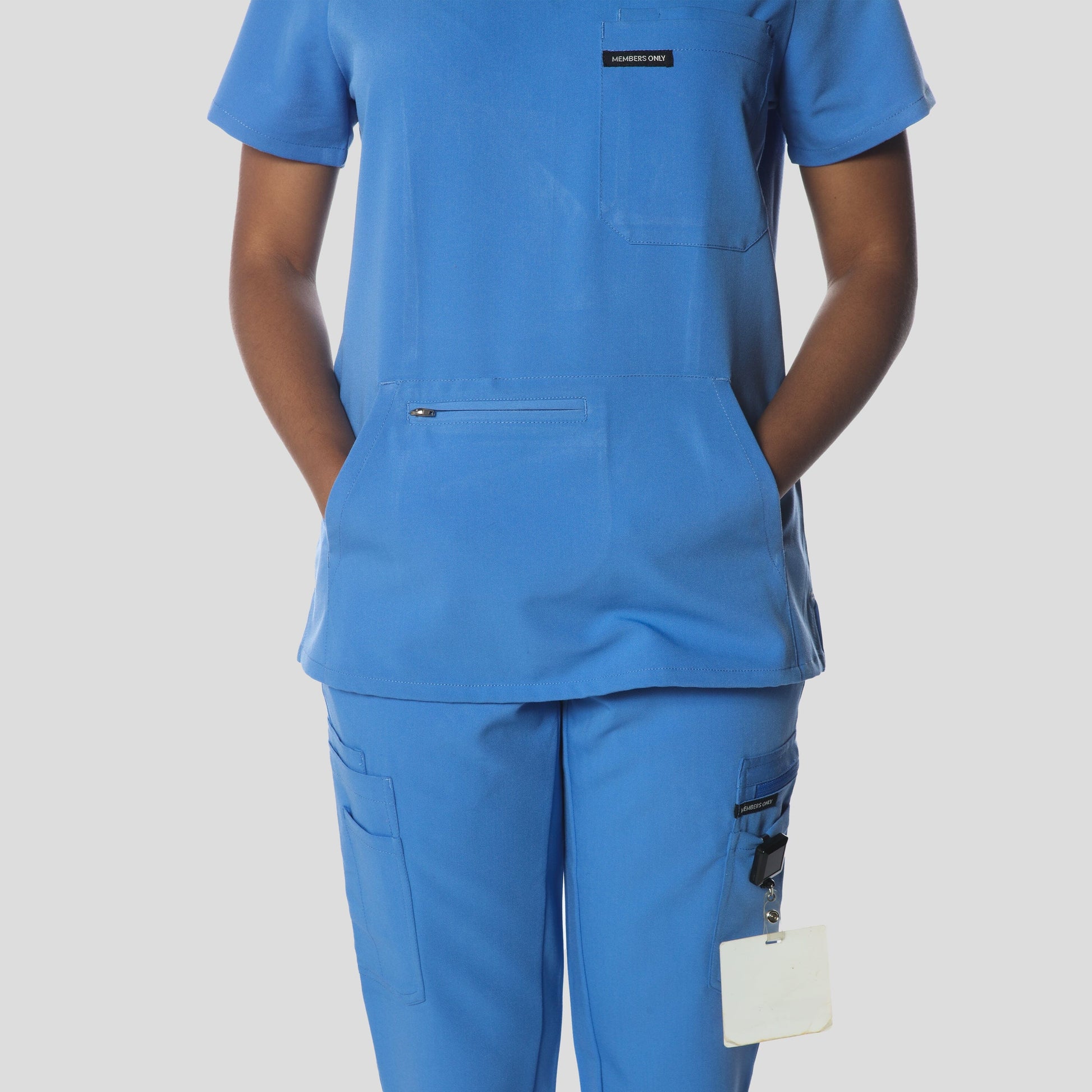 Cordoba 5-Pocket Scrub Top Womens Scrub Top Members Only 