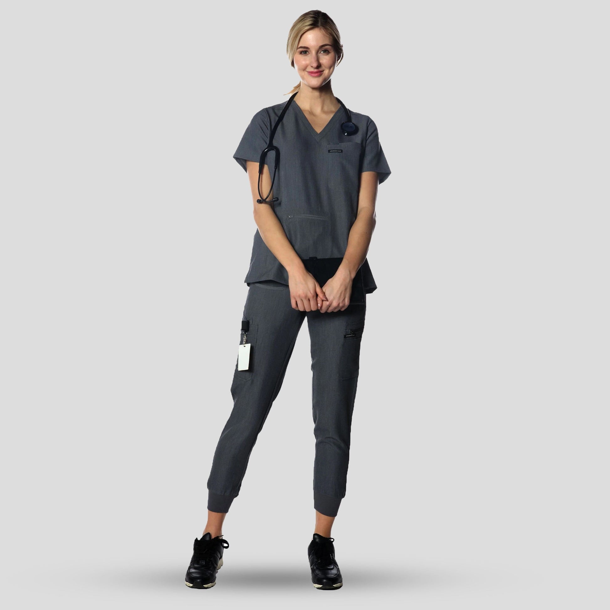 Cordoba 5-Pocket Scrub Top Womens Scrub Top Members Only 