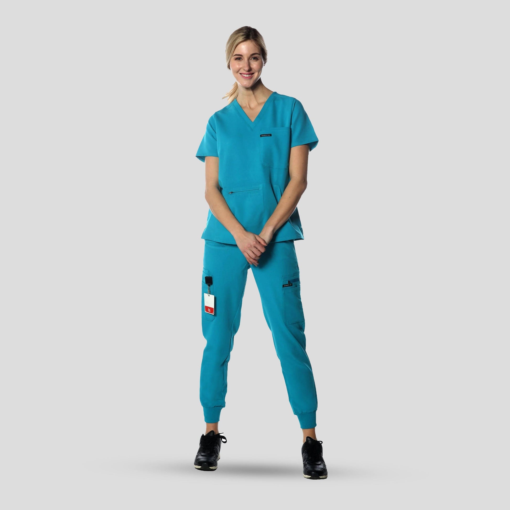 Cordoba 5-Pocket Scrub Top Womens Scrub Top Members Only 