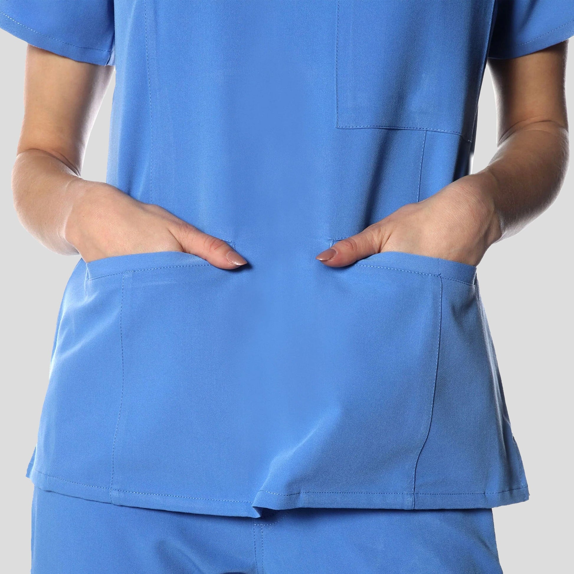 Siena 5-Pocket Scrub Top Womens Scrub Top Members Only Official 