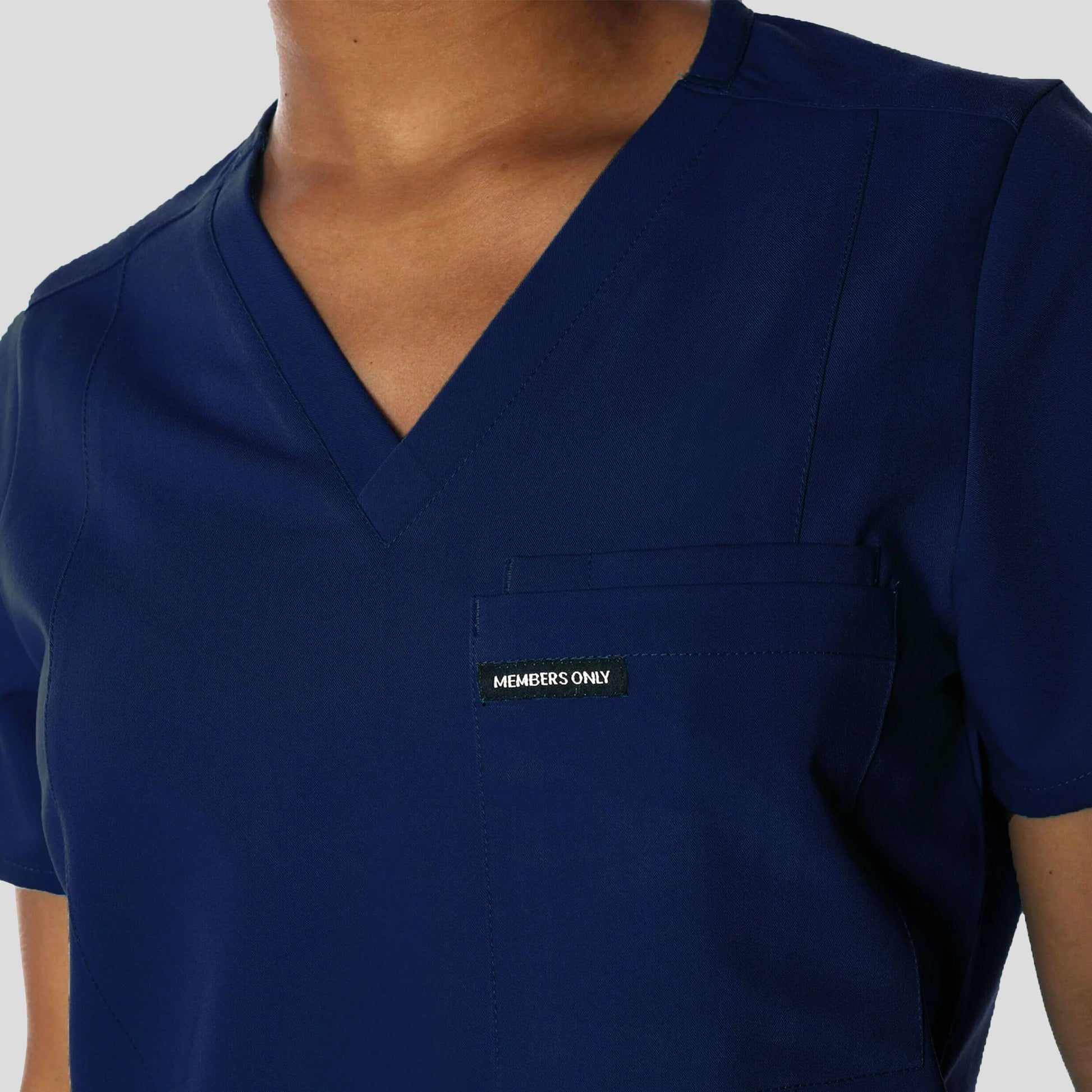 Siena 5-Pocket Scrub Top Womens Scrub Top Members Only Official 