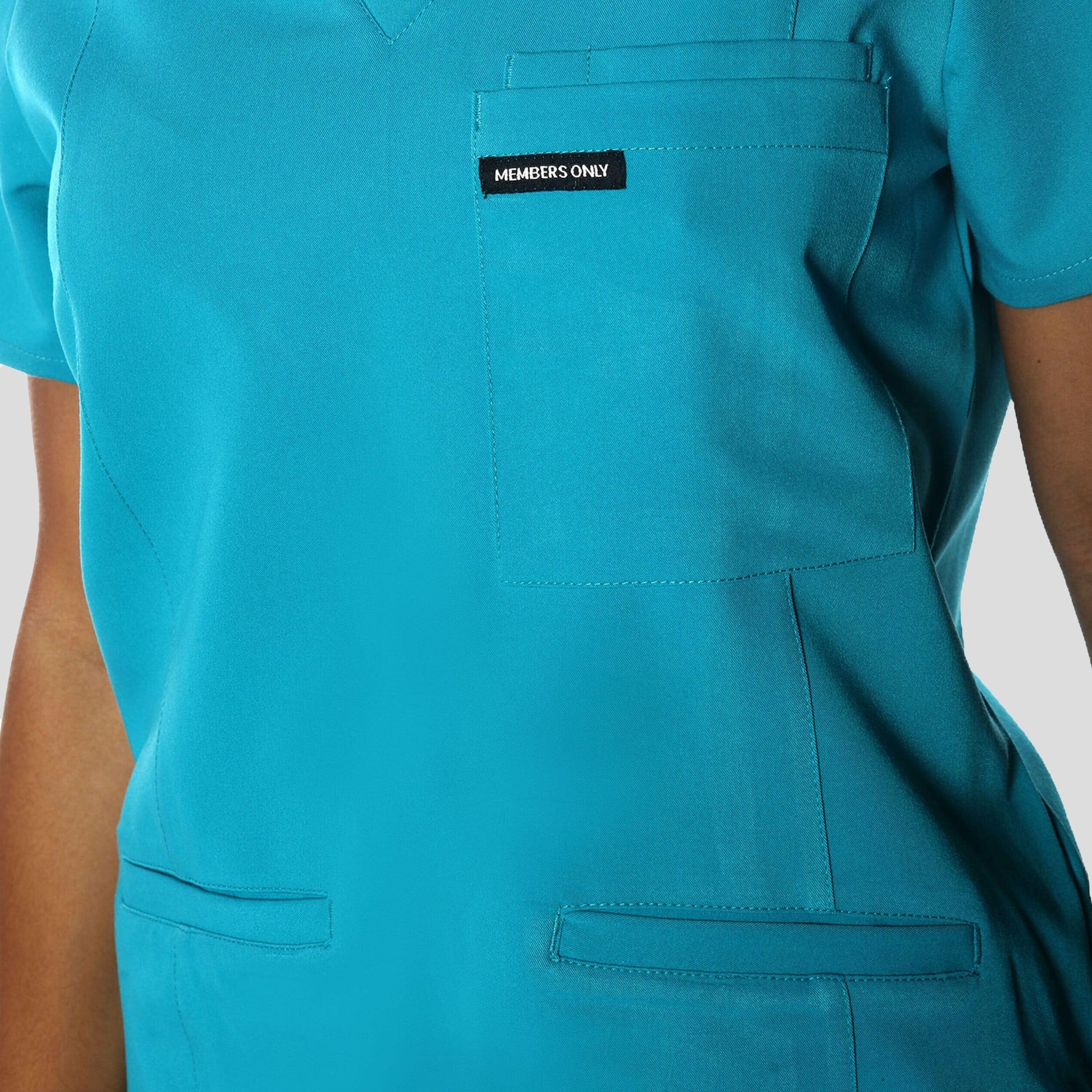 Siena 5-Pocket Scrub Top Womens Scrub Top Members Only Official 