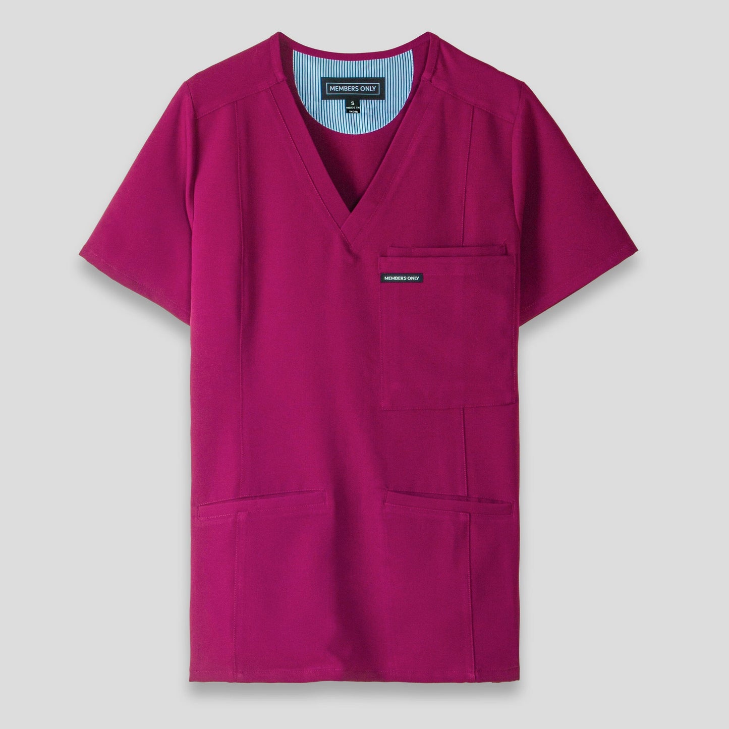 Siena 5-Pocket Scrub Top Womens Scrub Top Members Only Official 