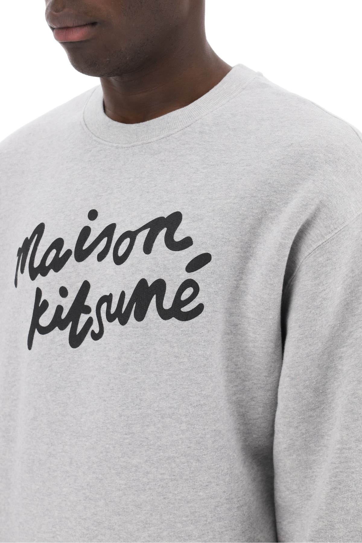 Maison Kitsune Crewneck Sweatshirt With Logo