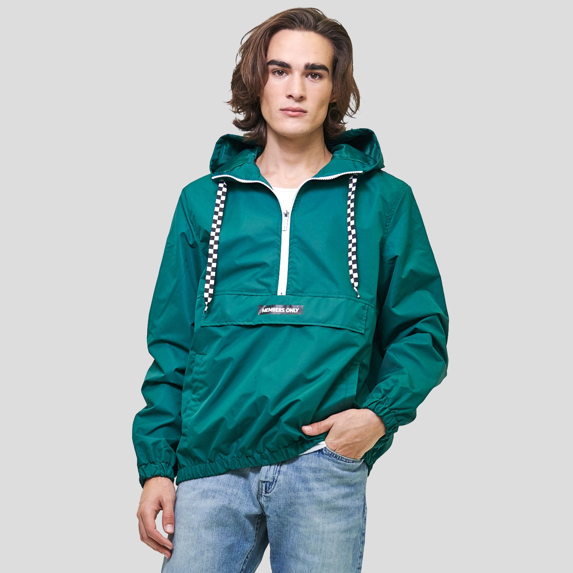 Men's Solid Pullover Jacket - FINAL SALE Men's Jackets Members Only 