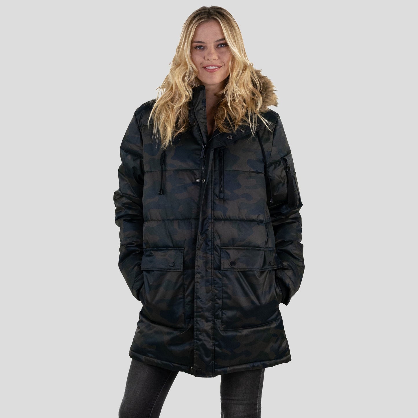 Women's Snorkel Puffer Oversized Jacket - FINAL SALE Womens Jacket Members Only 