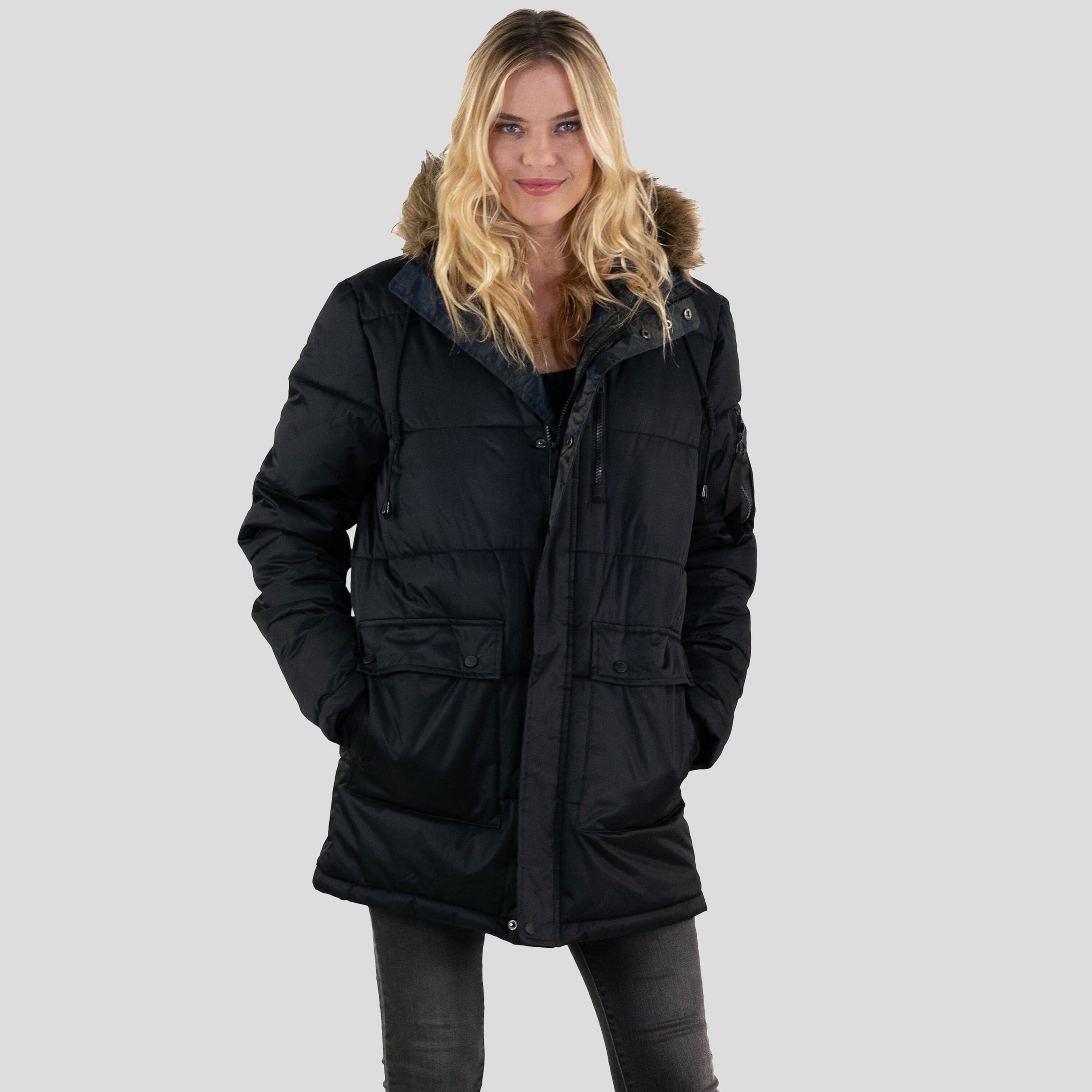 Women's Snorkel Puffer Oversized Jacket - FINAL SALE Womens Jacket Members Only 