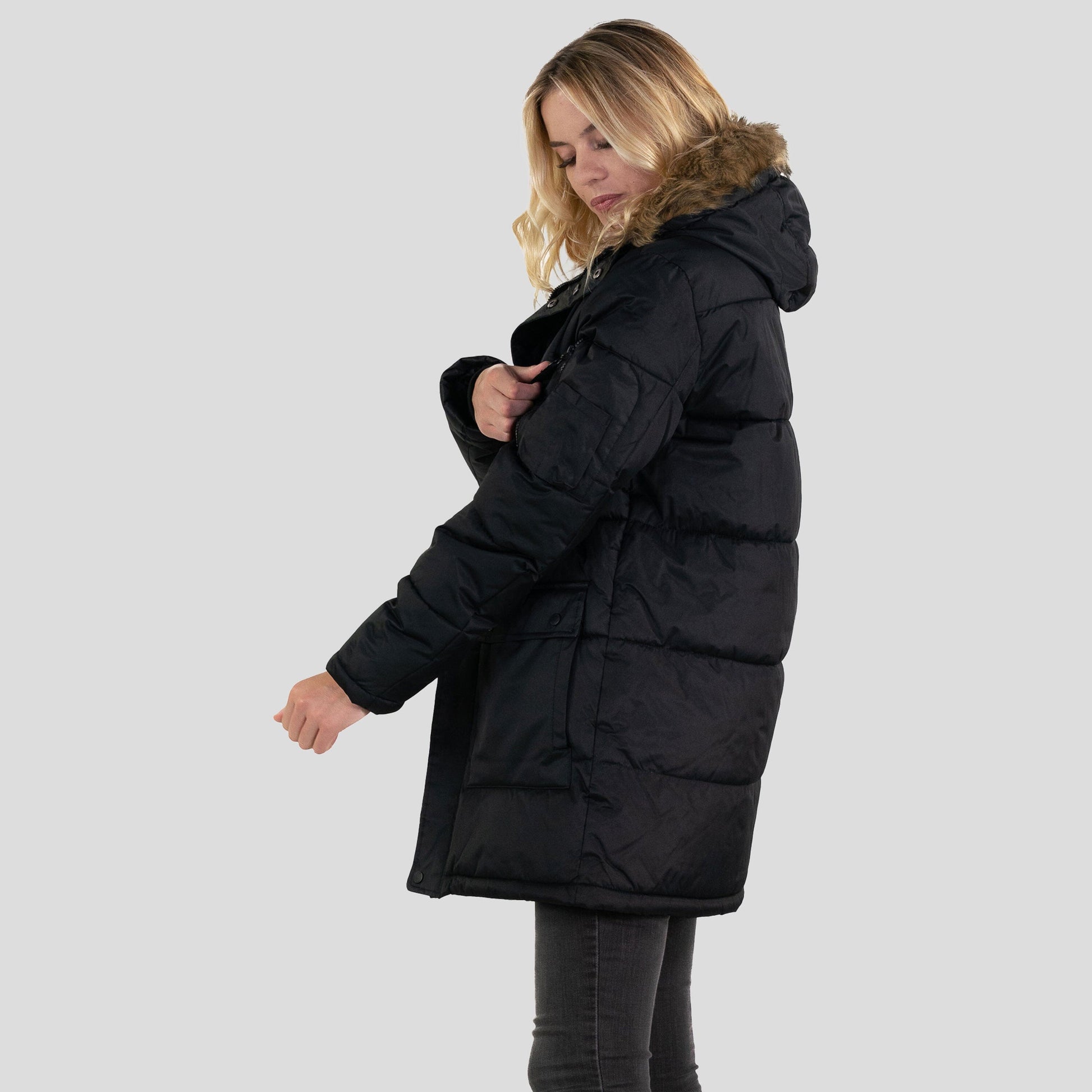 Women's Snorkel Puffer Oversized Jacket - FINAL SALE Womens Jacket Members Only 