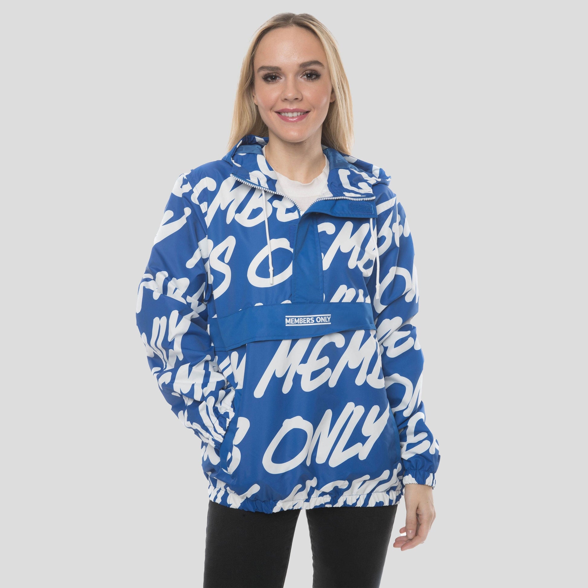 Women's Print Popover Oversized Jacket - FINAL SALE jacket Members Only 