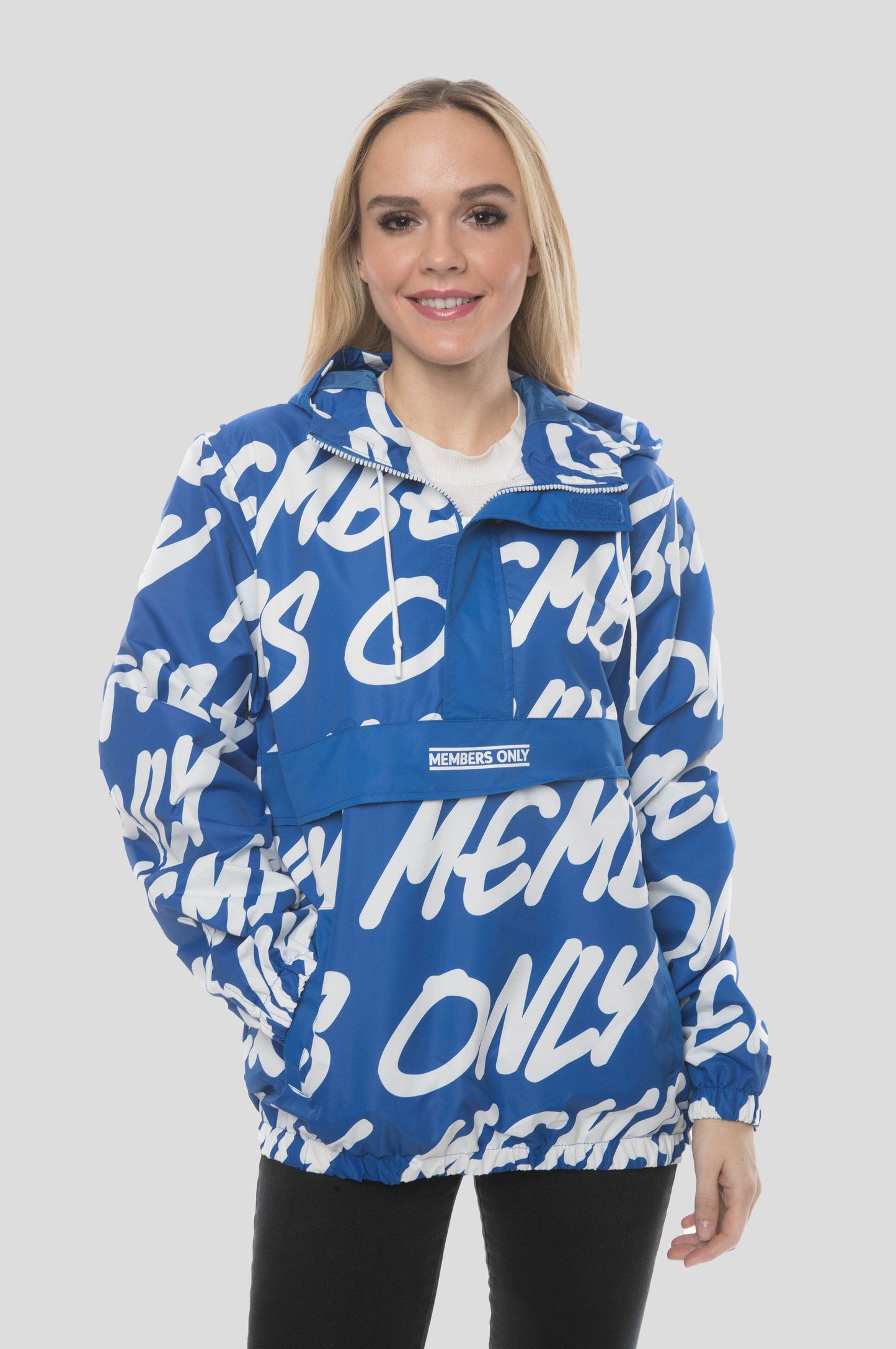 Women's Print Popover Oversized Jacket - FINAL SALE jacket Members Only 