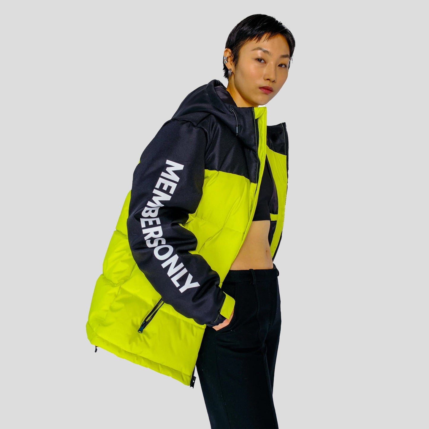 Members Only Women's Oversized Puffer Jacket - Ruumur