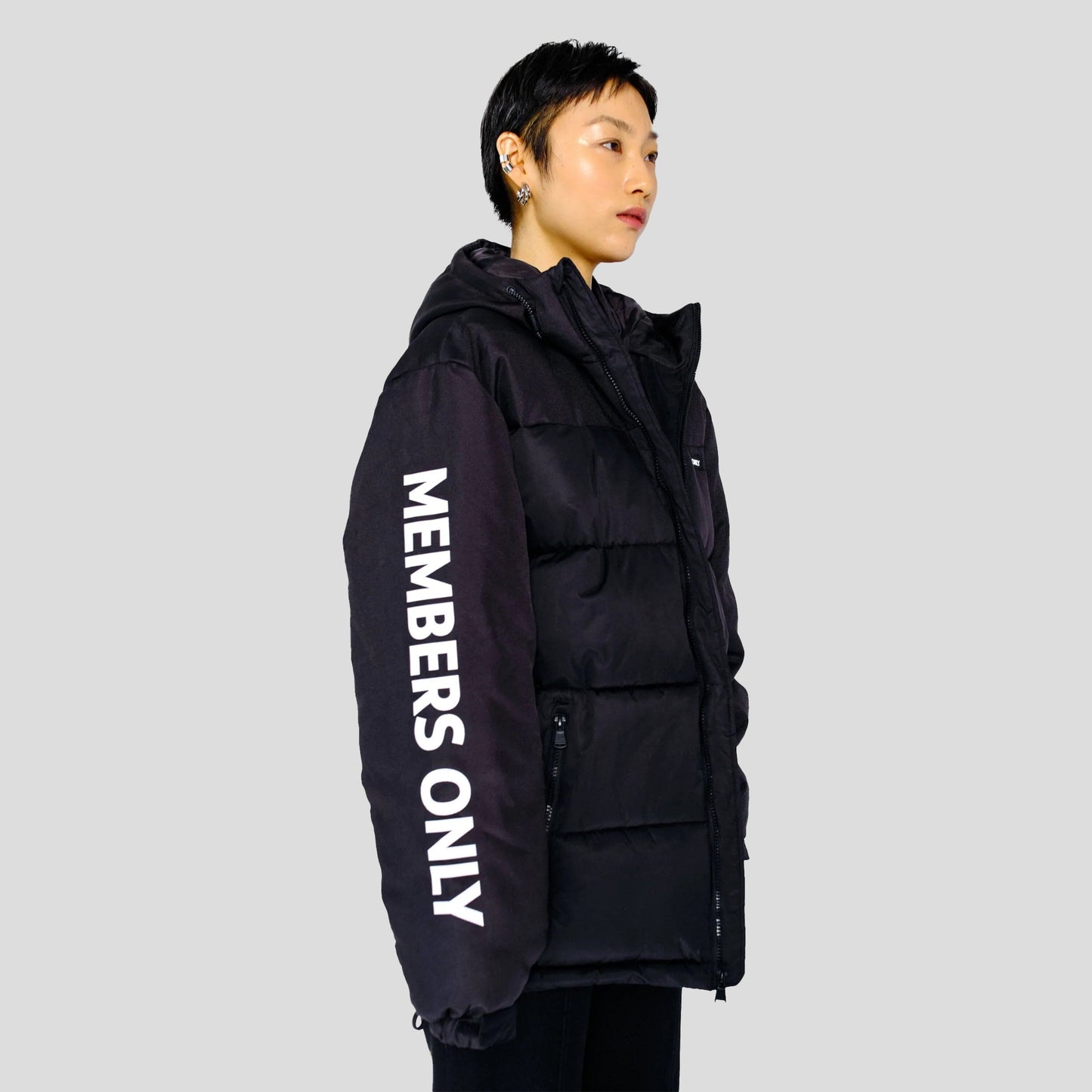 Members Only Women's Oversized Puffer Jacket - Ruumur