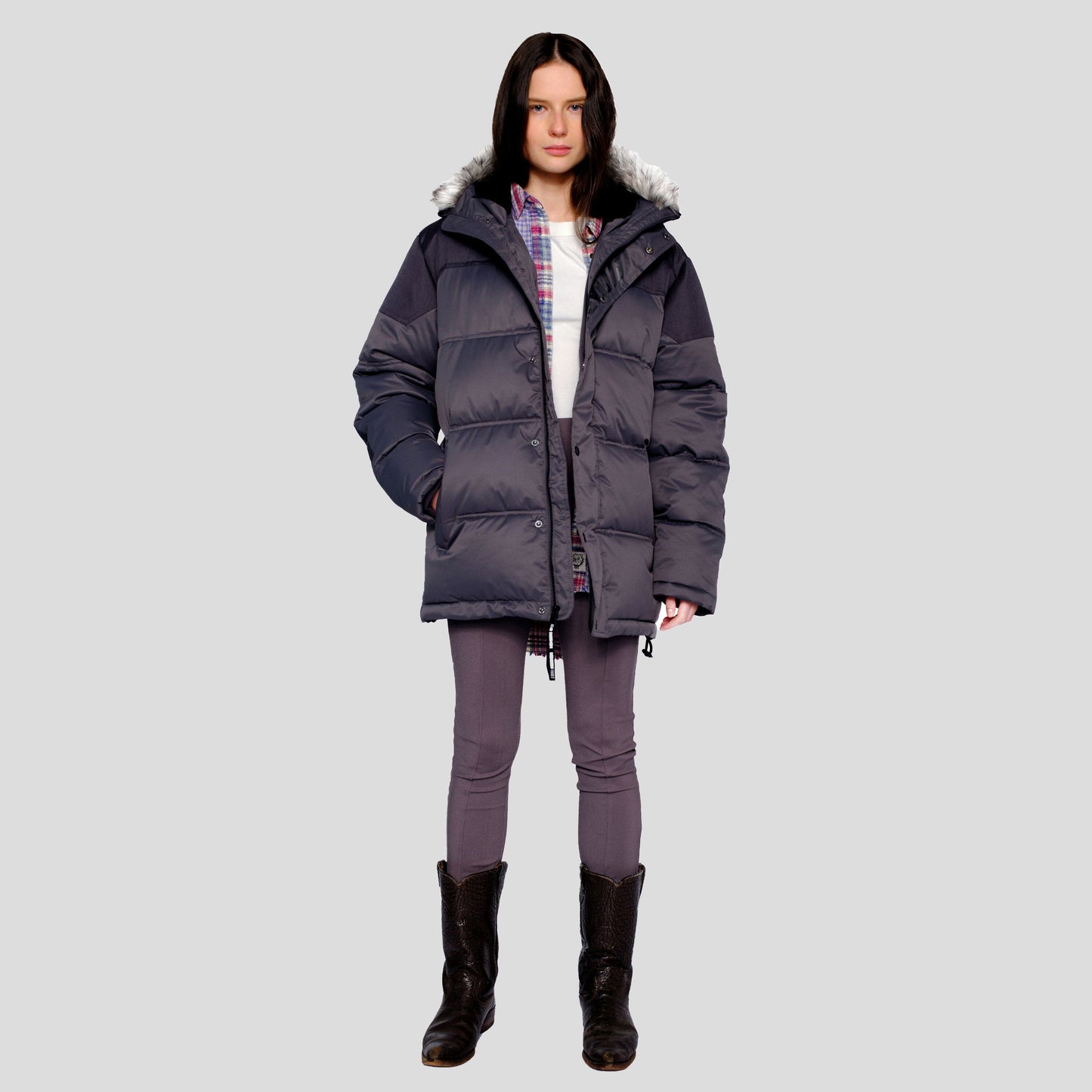 Women's Heavy Snorkel Oversized Jacket Womens Jacket Members Only 