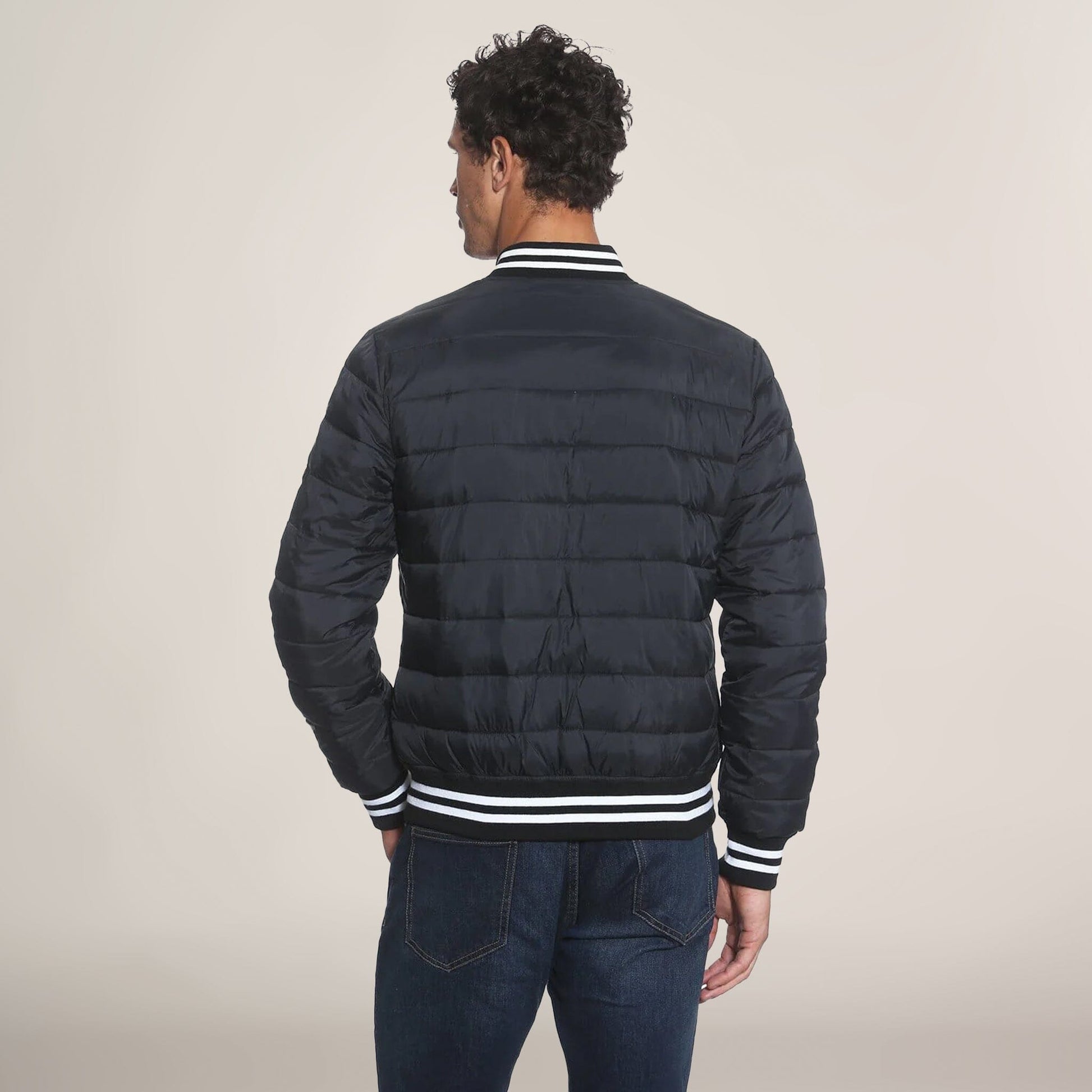 Men's Varsity Puffer Jacket Varsity jacket Members Only 