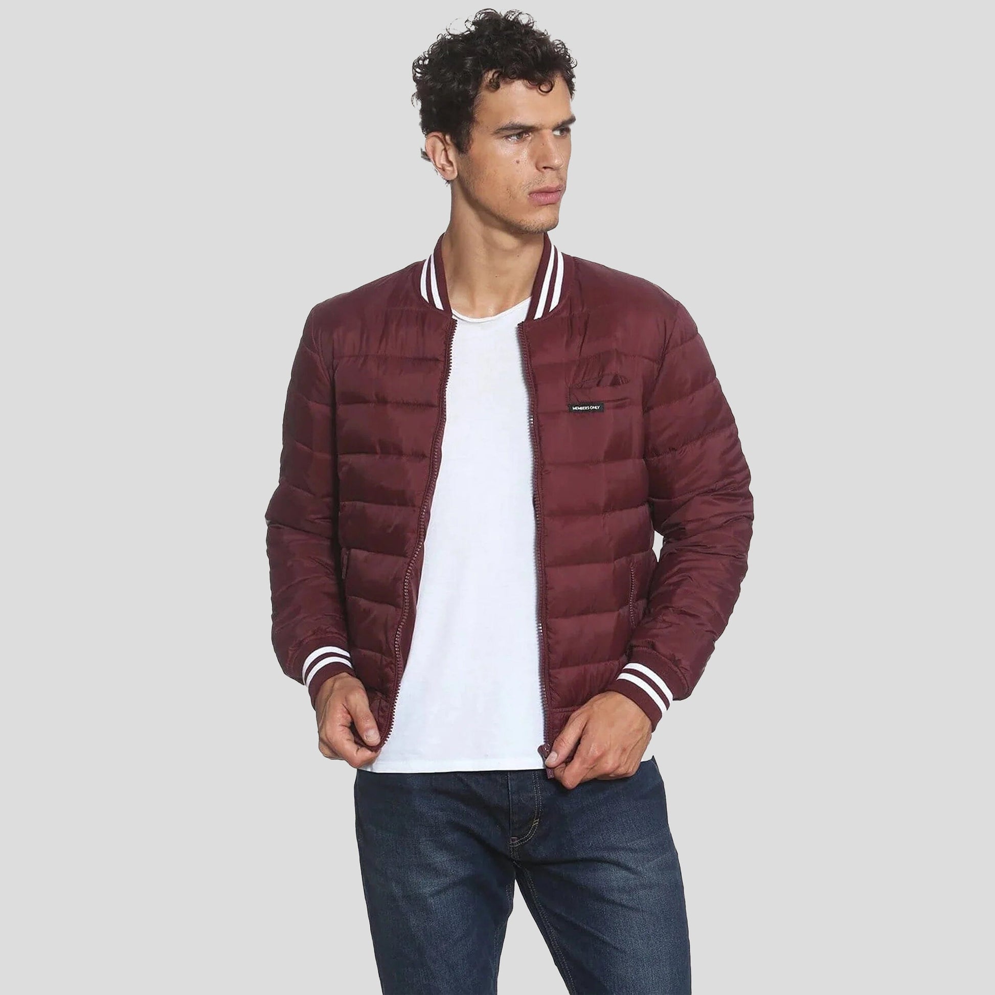 Men's Varsity Puffer Jacket - FINAL SALE Men's Jackets Members Only 