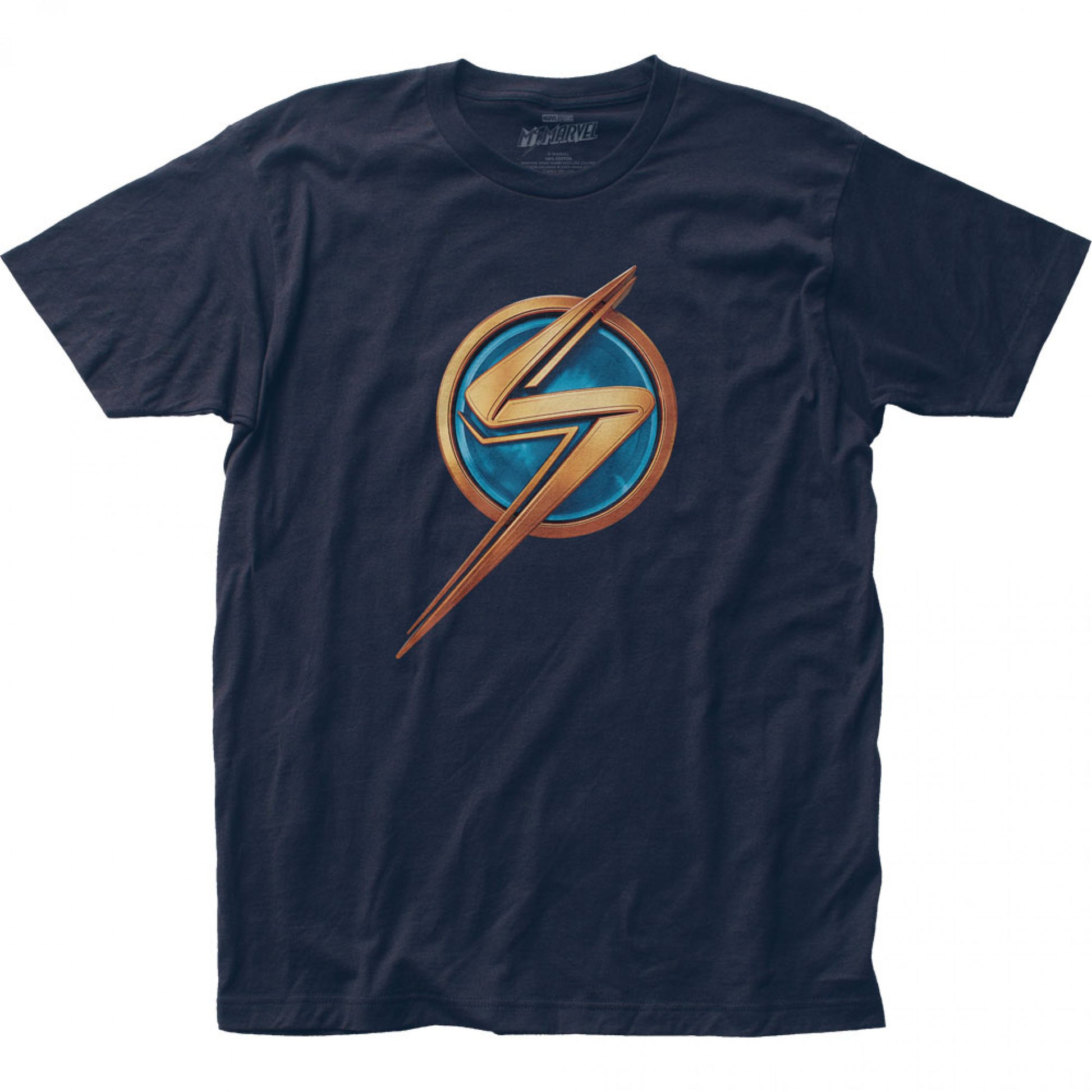 title:Ms. Marvel Logo T-Shirt;color:Blue